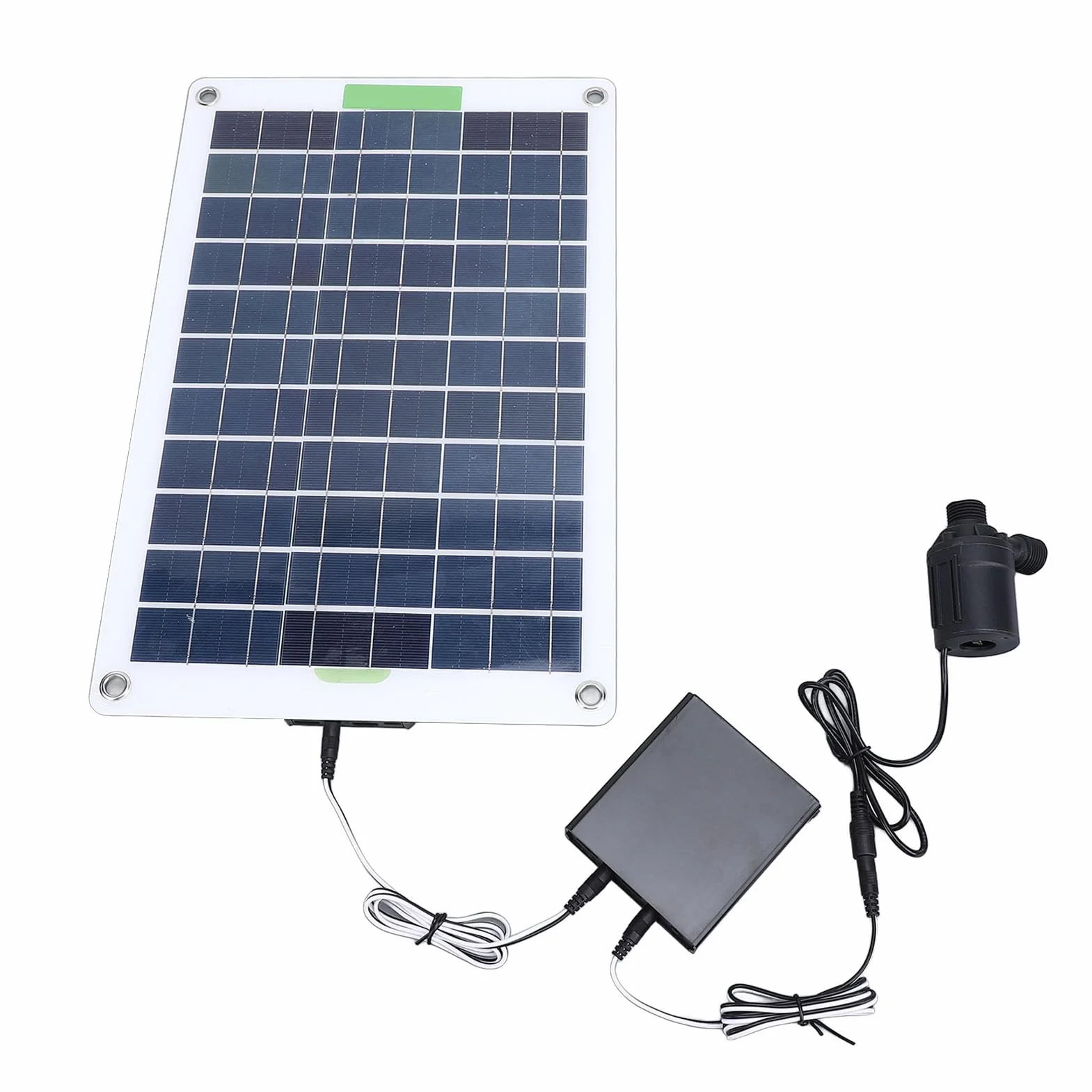 Bomba de Agua Solar, Bomba de Fuente Solar para Exteriores DC 12 V 100 W, Bomba de Fuente de Agua Solar DIY para Baño de Pájaros, Estanque, Jardín, Pecera, Piscina, Fuente de Agua