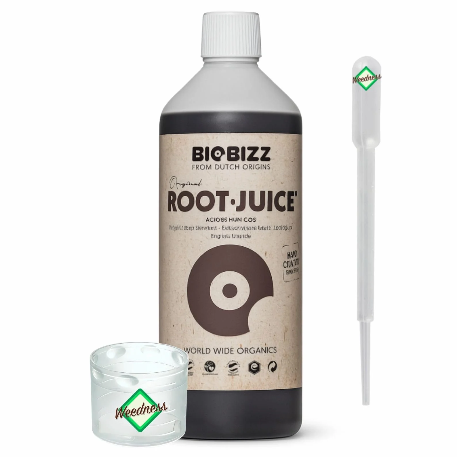 BioBizz Jugo de Raíz 1 Litros - Estimulador de Raíz Fertilizante de Raíz Fertilizante de Crecimiento Líquido Orgánico de Raíz Activador de Raíz Hormona de Raíz