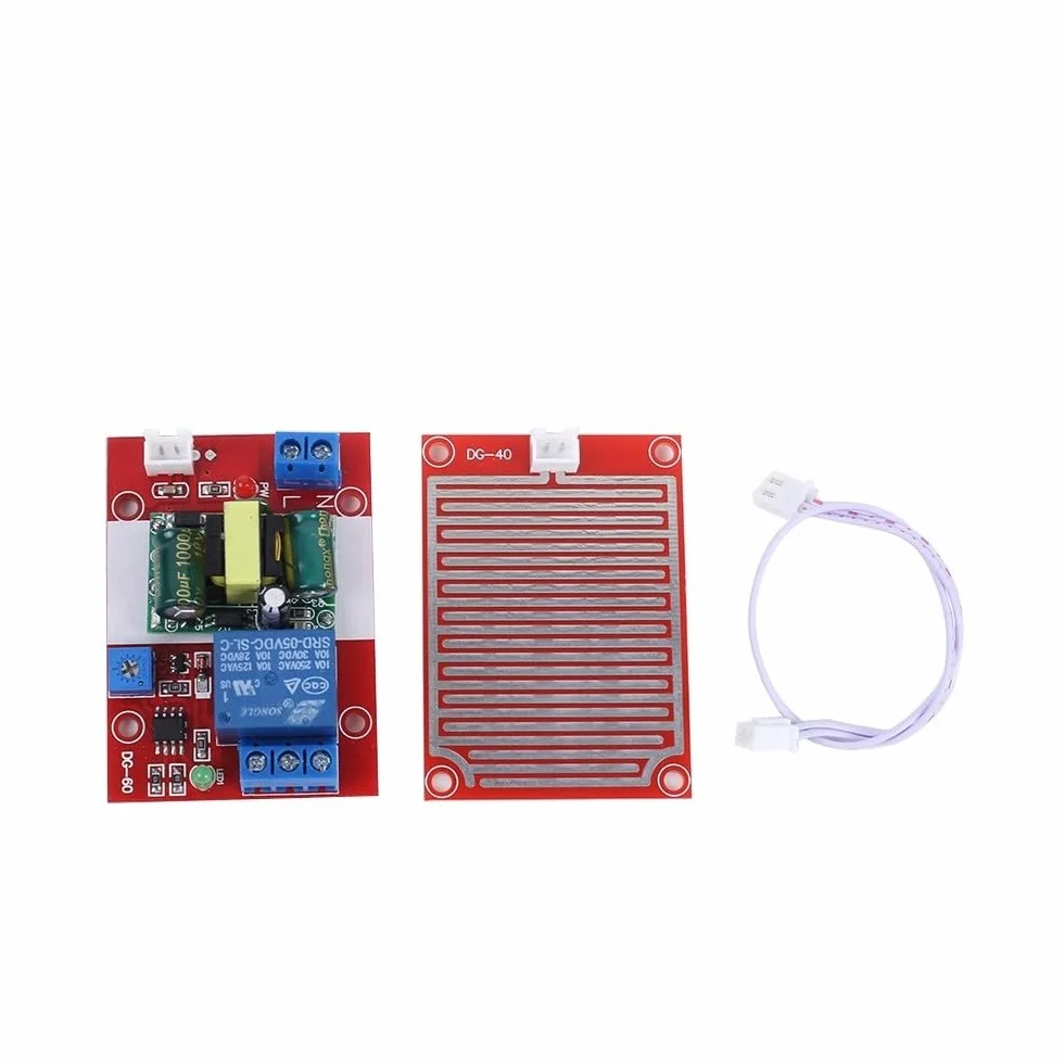 Módulo de Sensor de Gotas de Lluvia de 220 V, Controlador de Humedad para Monitorear Climas