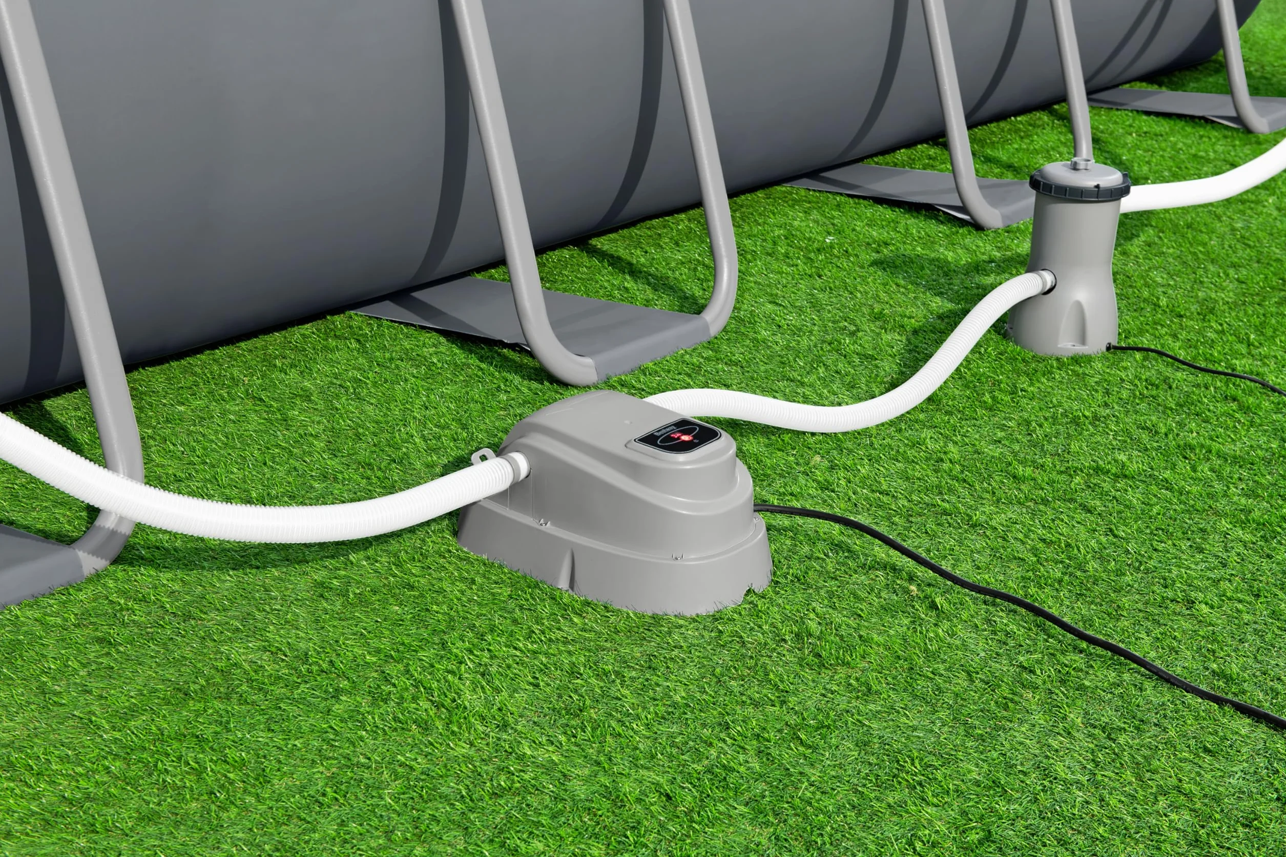 BESTWAY Calentador de Agua Eléctrico 42,6x26,6x18,7 cm Gris