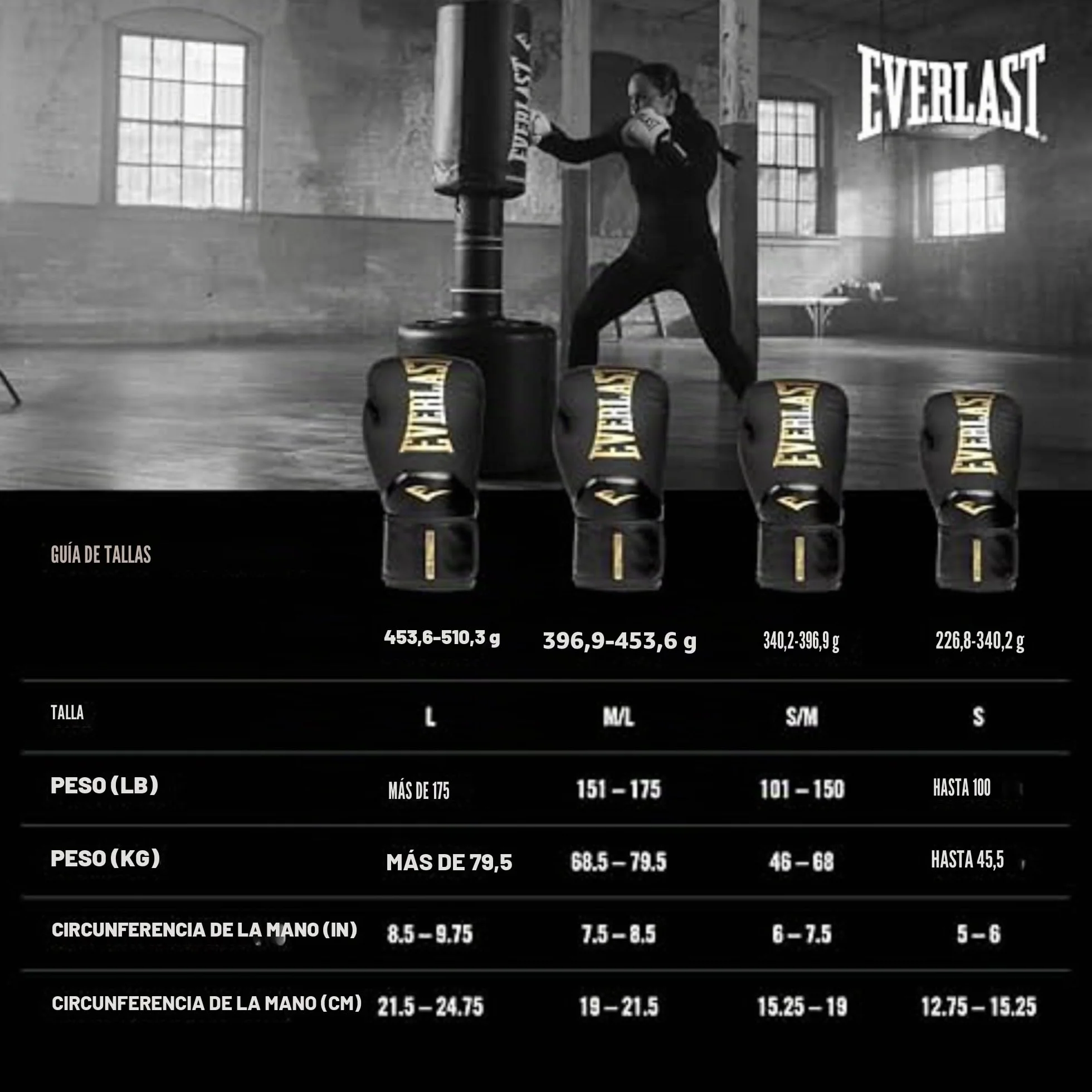 Everlast Elite Guantes de Entrenamiento Unisex