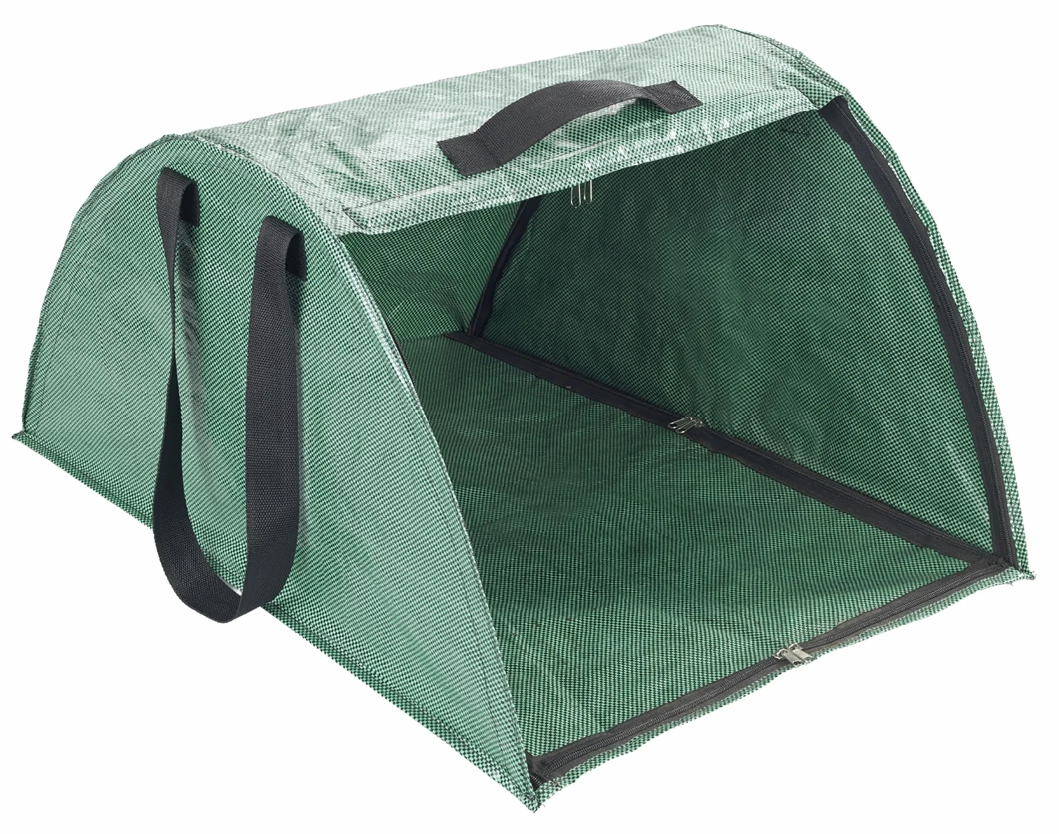 Maximex Recogedor de Hojas XL 50x35x75 cm Plástico PP Fibra de Vidrio Verde/Blanco
