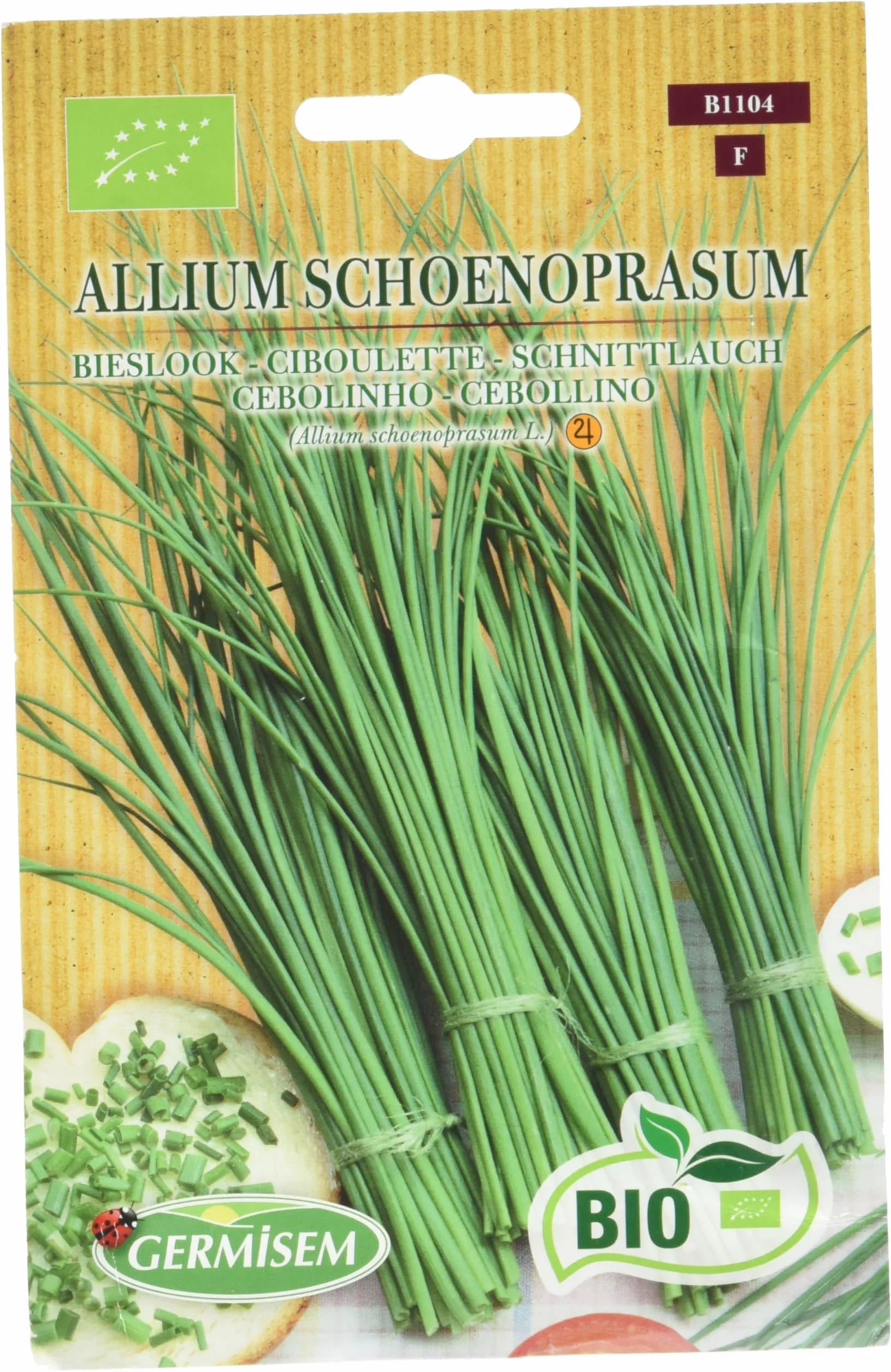 Germisem Orgánica Allium Schoenopasum Semillas de Cebollino 2 g