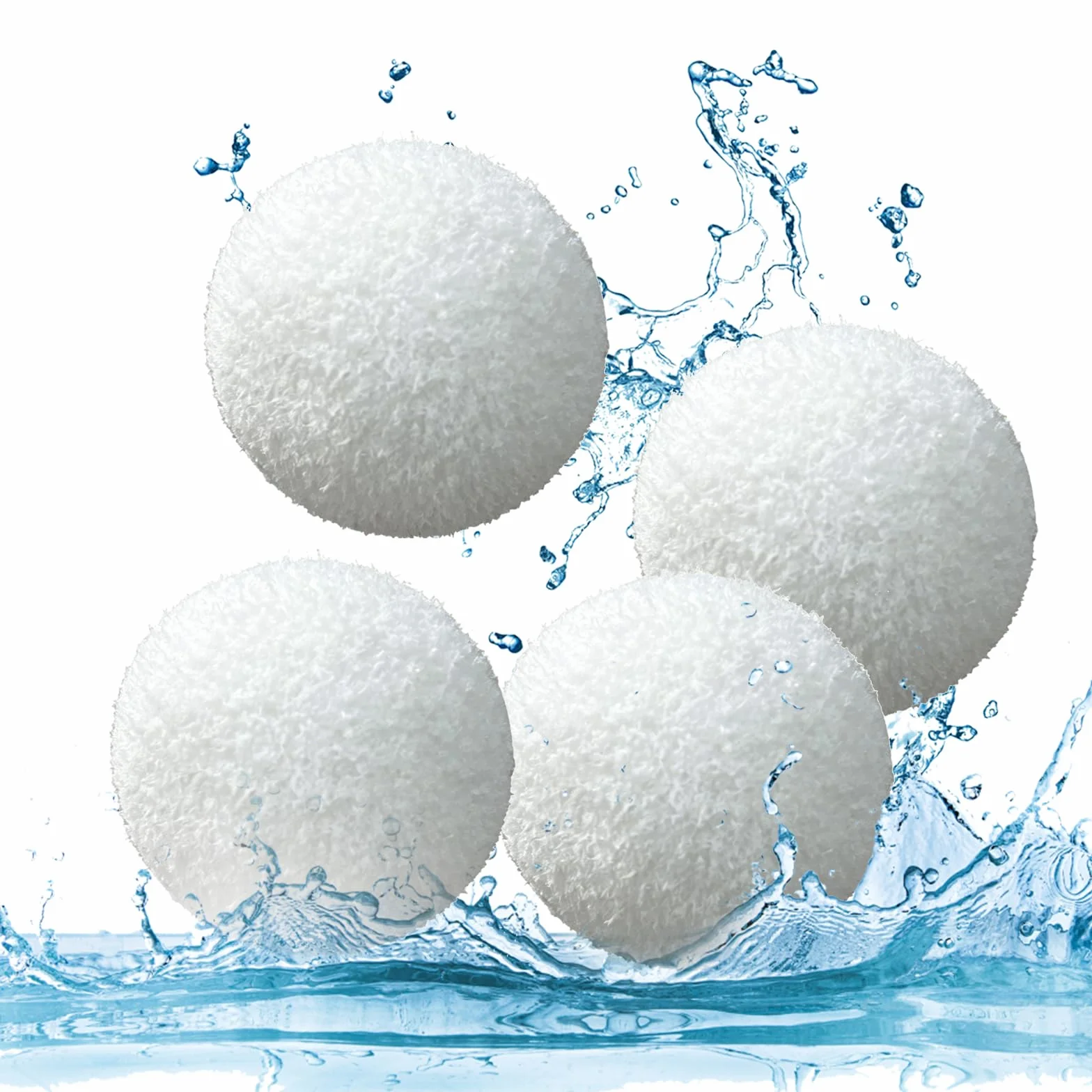 ZoneYan Bolas Eliminadoras de Escoria 2 Piezas, Absorbente de Grasa Reutilizables para Piscina y Hot Tub