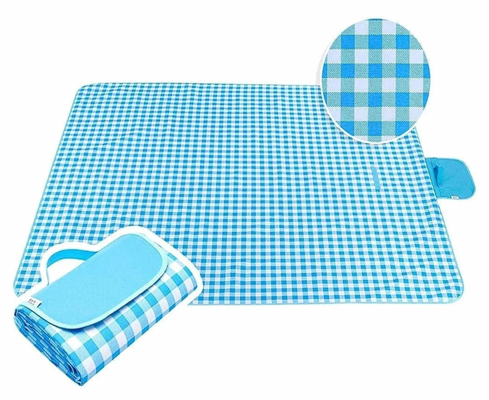 JSY Mantas de picnic impermeables, multifuncionales para exteriores, tela Oxford, con capa impermeable para fiestas de playa, viajes, manta de picnic de 185 x 200 cm