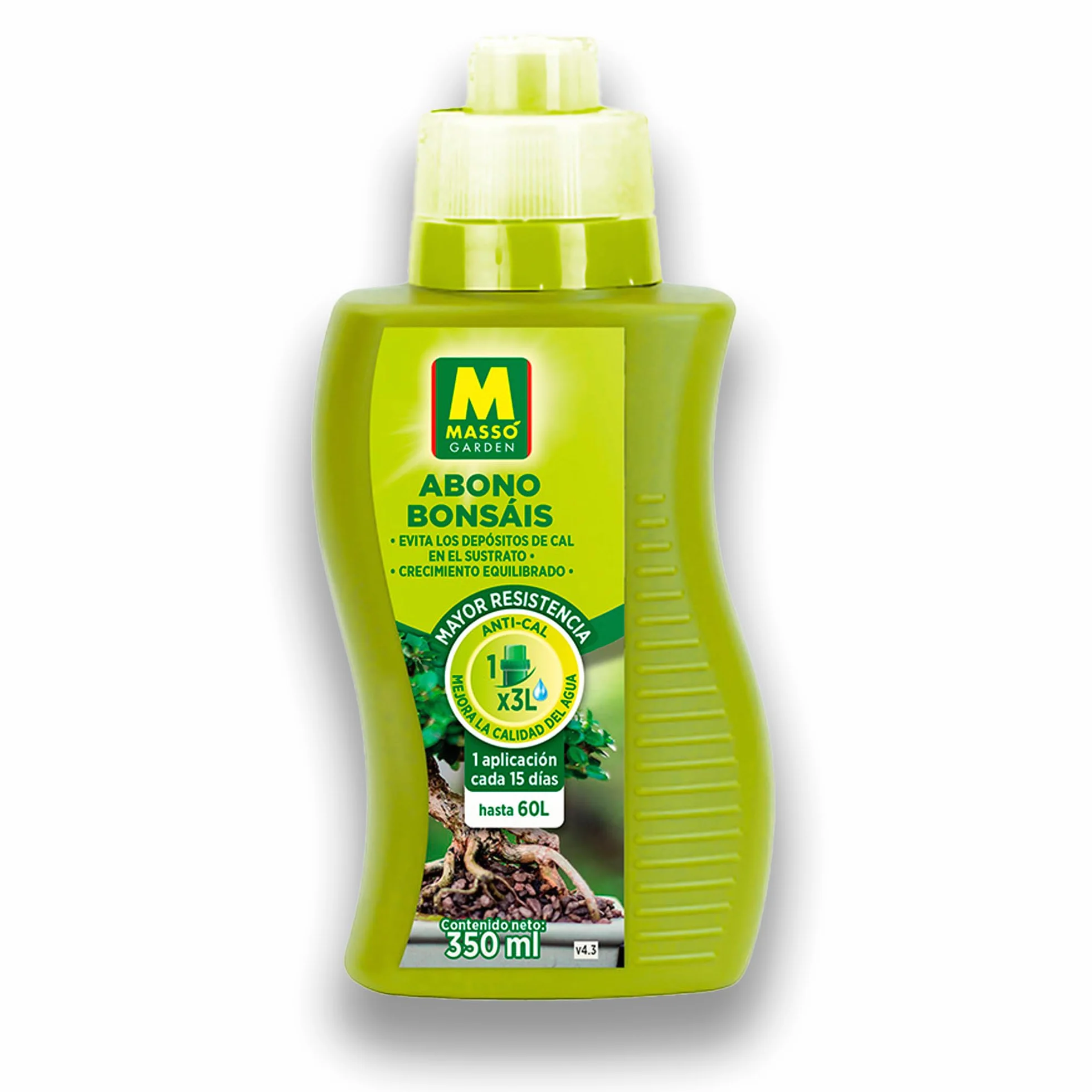 Abono Líquido Bonsái Profesional 350ml Fertilizante Completo para Crecimiento Bonsáis