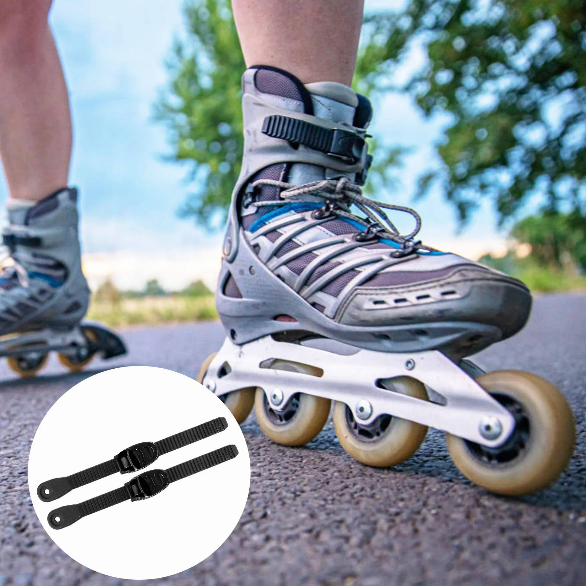 Correas universales para patines de ruedas 2 unidades