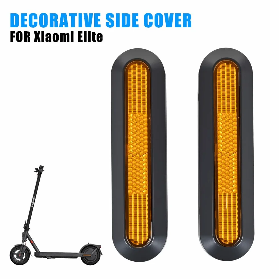 Cubierta lateral reflectante para Xiaomi Elite Scooter Eléctrico Amarillo