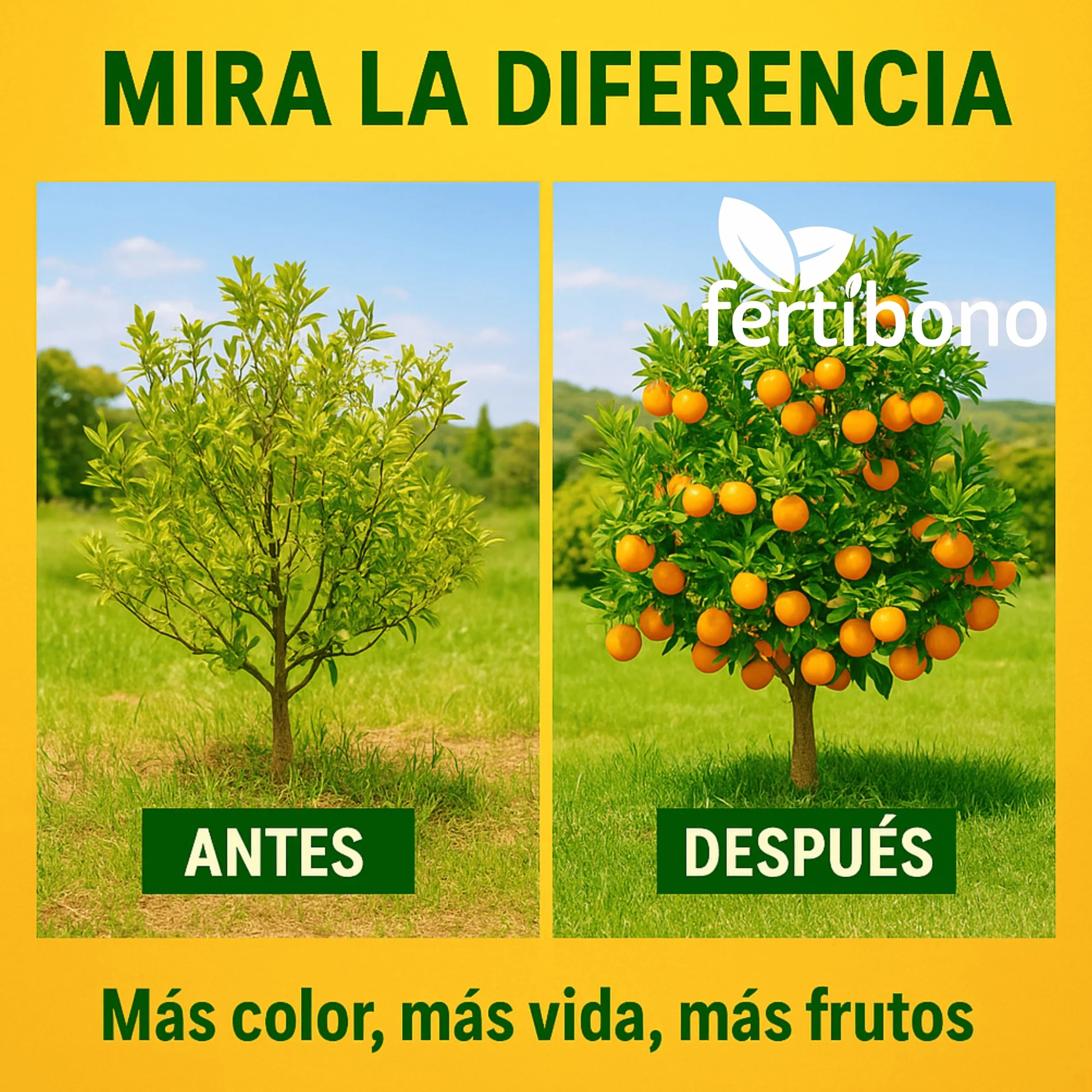 FERTIBONO Abono Cítricos Premium 7KG 20-5-11 con Hierro Azufre Magnesio Manganeso