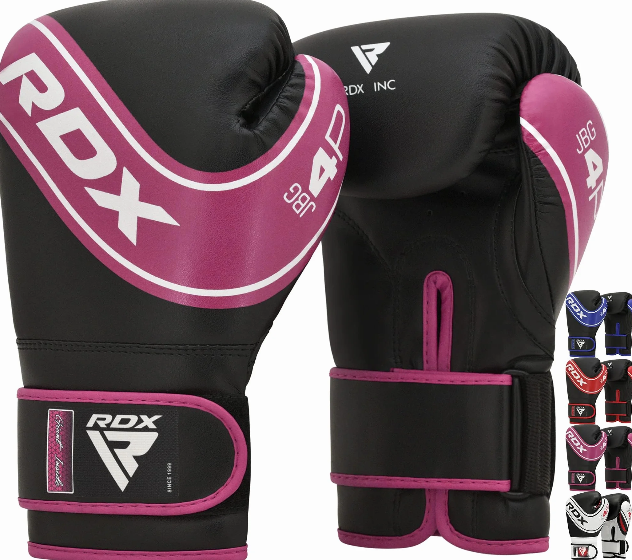 RDX Guantes de Boxeo Niños Cuero Maya Hide 6oz 4oz Entrenamiento Muay Thai