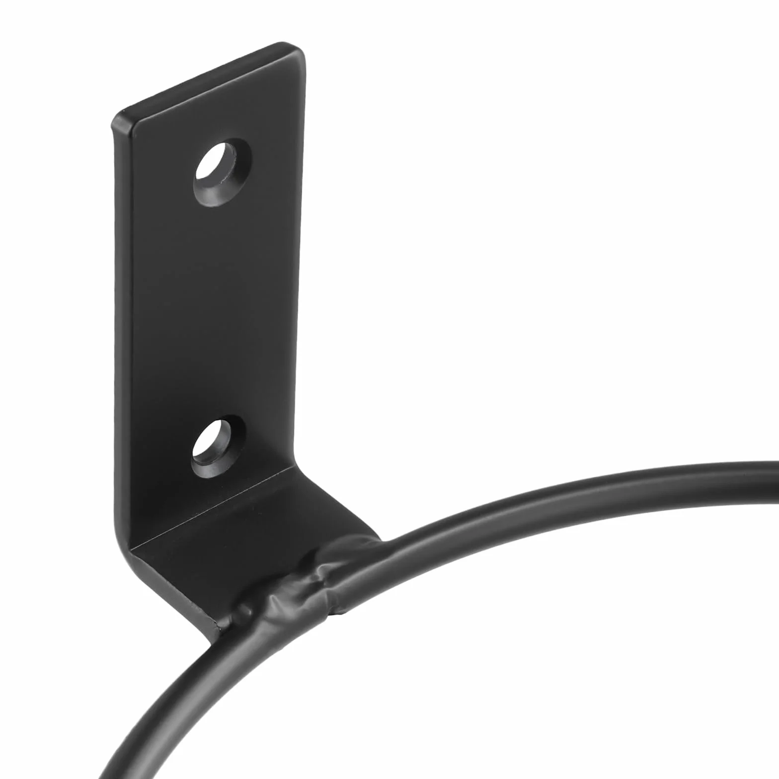 KEILEOHO 6 unidades soporte macetas 15 cm negro pared balcón jardín