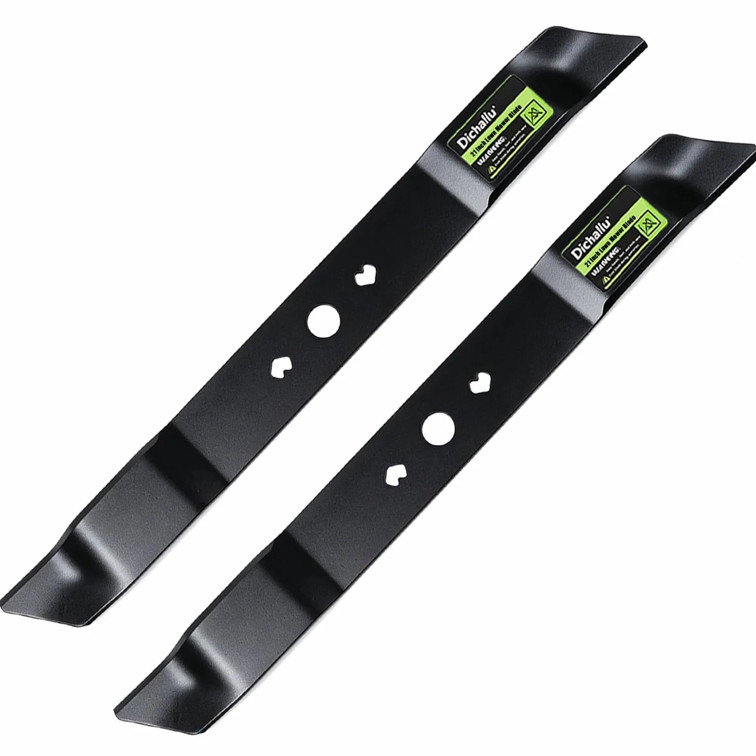 Cuchilla de repuesto para cortacésped Greenworks de 21 pulgadas C3208101 MO40L4413, MO40L03, MO48L4422 (negro, 2 unidades)