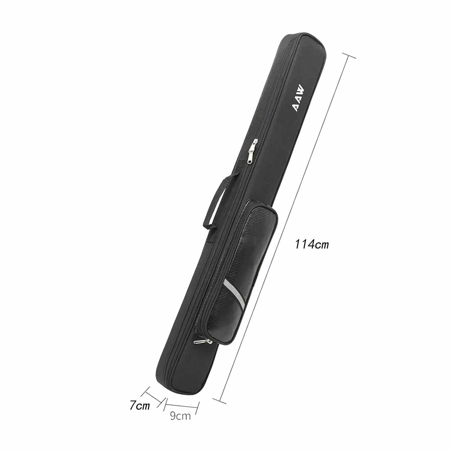 Rockible Bolsa para Palos de Billar, Estuche para Tacos 3/4, Almacenamiento Portátil 2x2