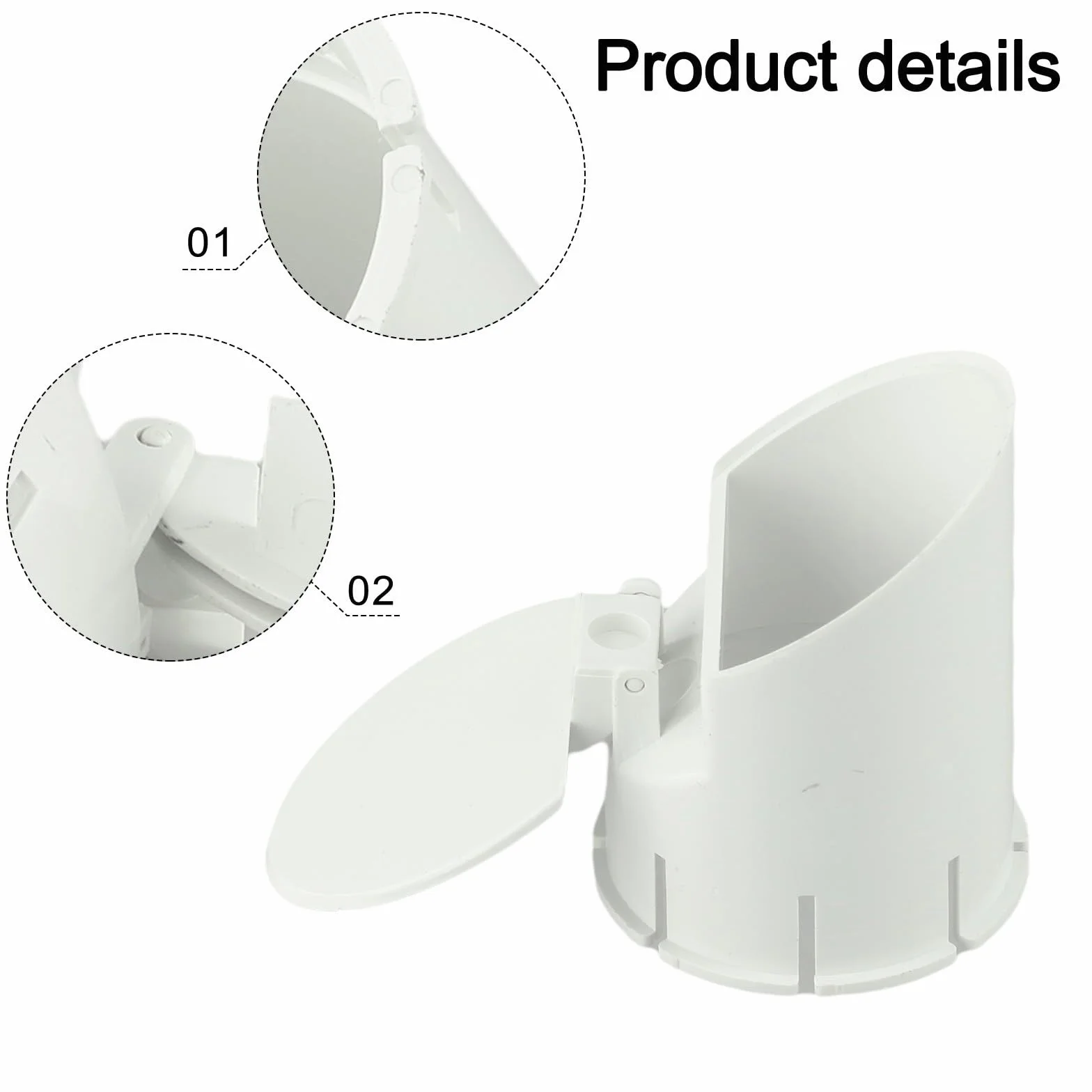 Cubierta de tubo de drenaje antiolor PVC 50-160 mm para desagües externos