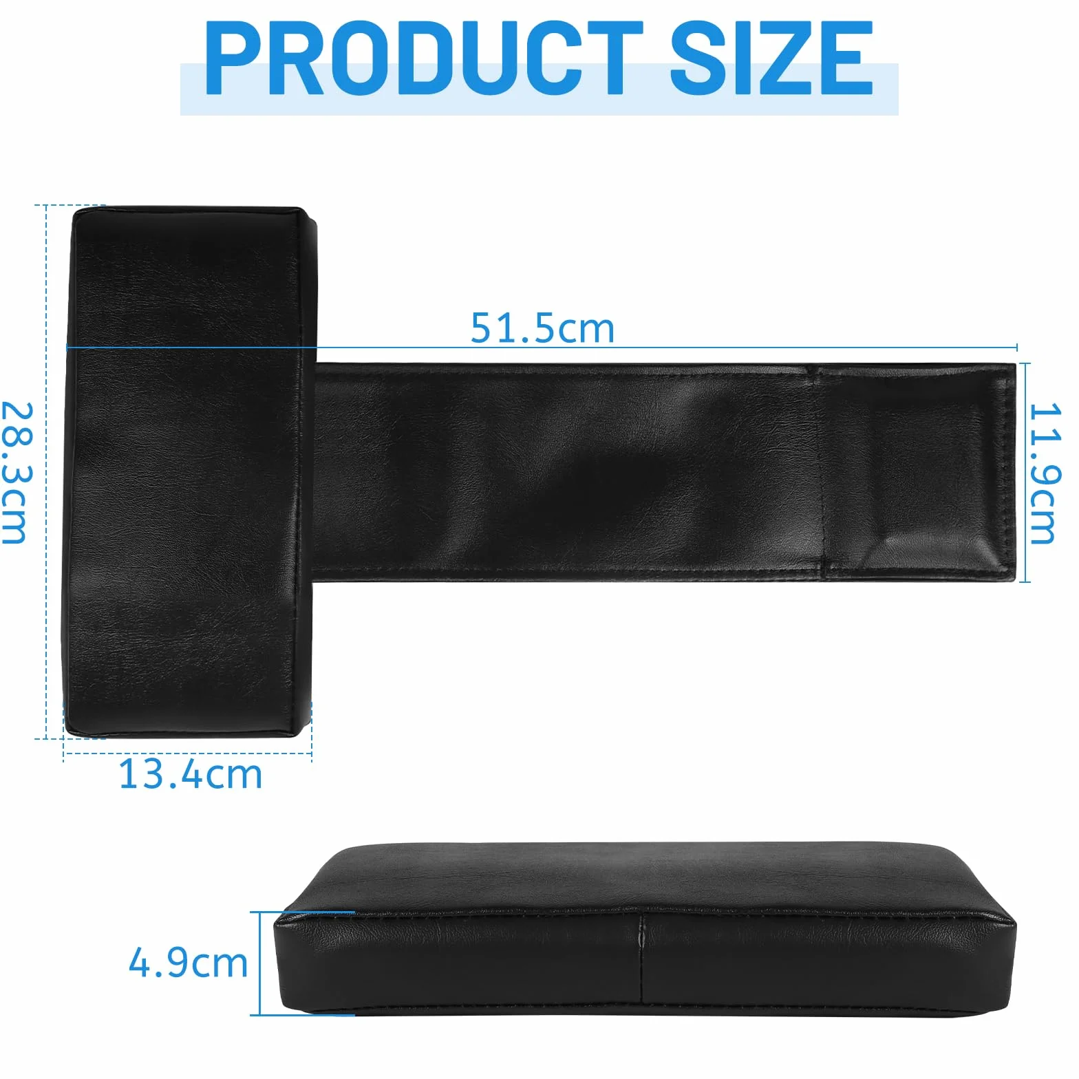 LALAGO Reposacabezas Rectangular para Hot Tub, Almohada Cervical Impermeable para Piscina, Negro, Accesorios Jacuzzi