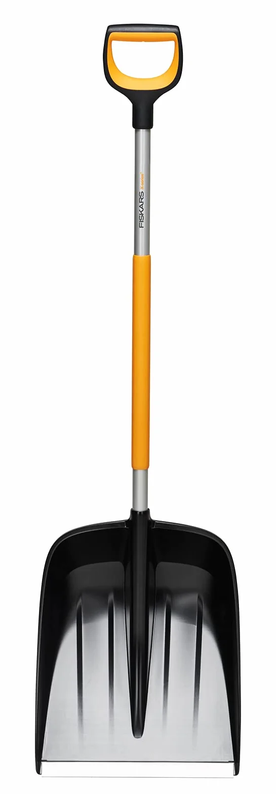 Fiskars Pala de nieve X-series 132 cm Aluminio/polímero Negro naranja gris