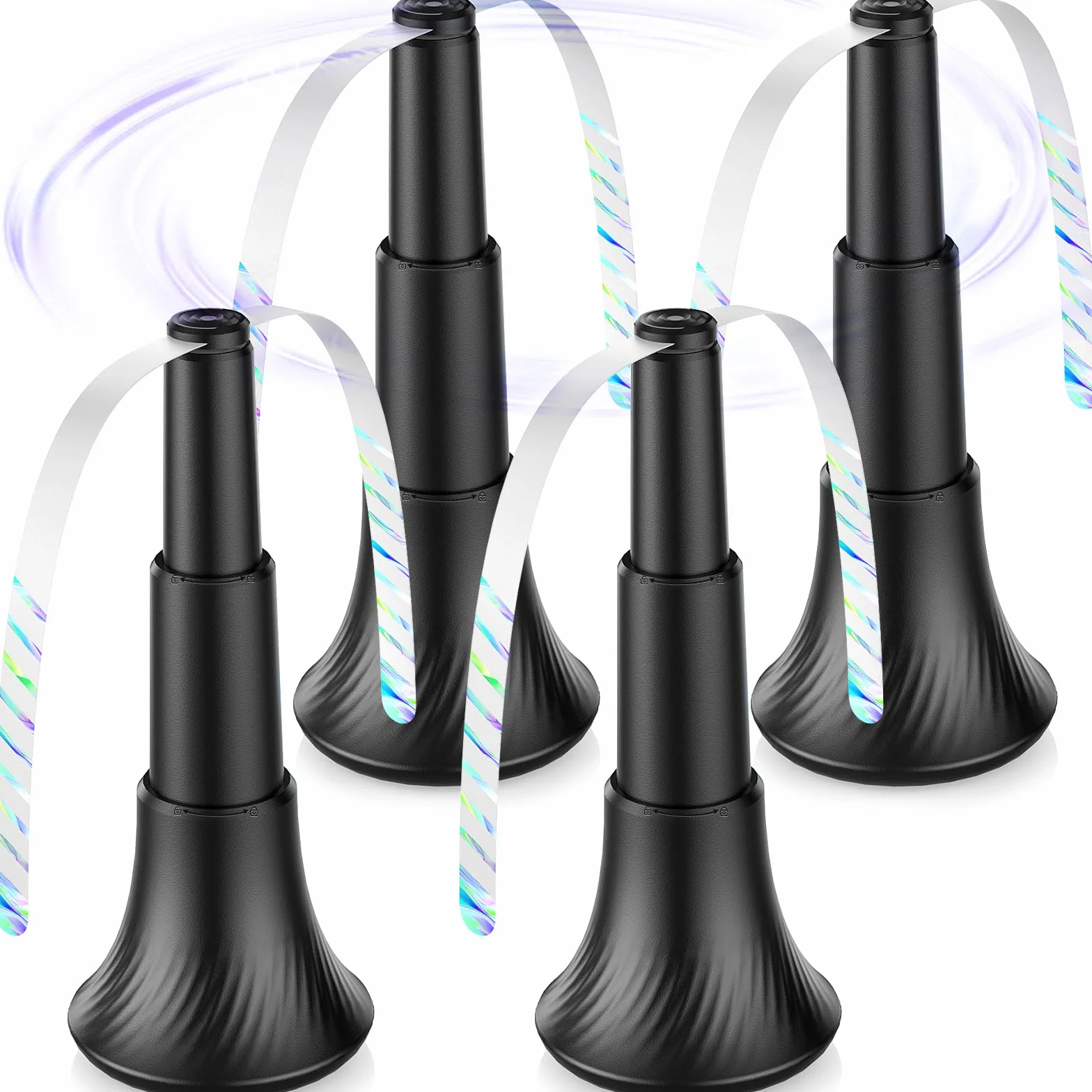 Ventilador Antimoscas Plegable Pack 4, Repelente Portátil con Aspas Suaves