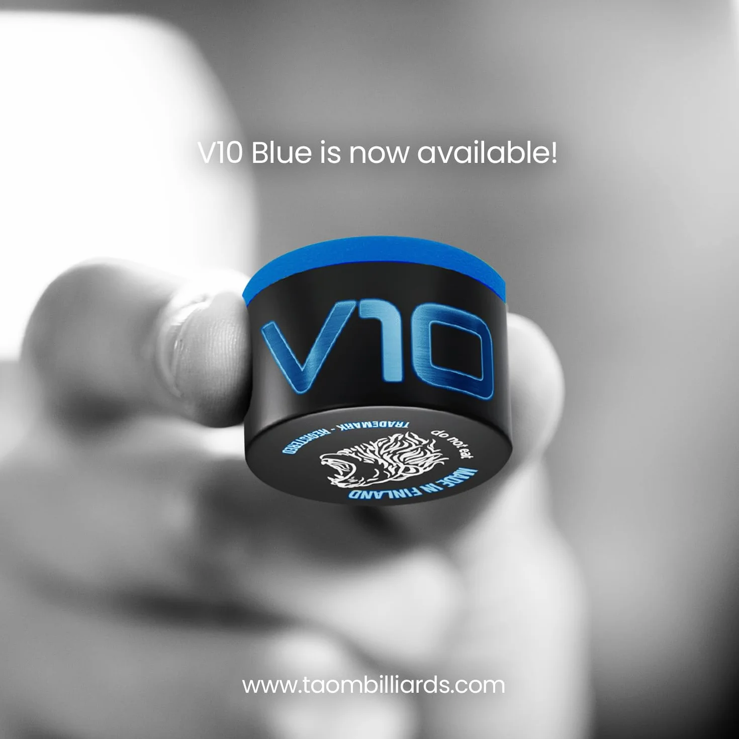 TAOM Taco de Billar V10 Premium Chalk Blue