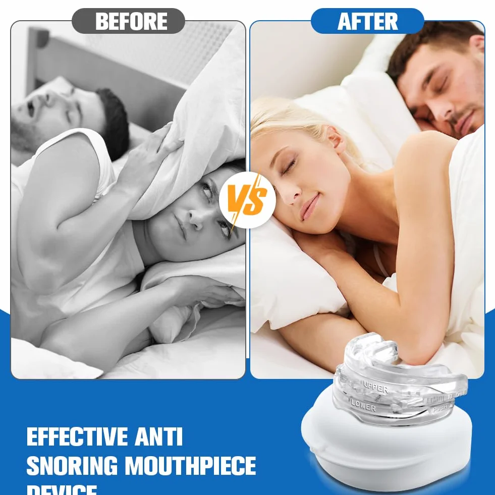 ACWOO Férula Dental Antironquidos Ajustable y Reutilizable para Dormir