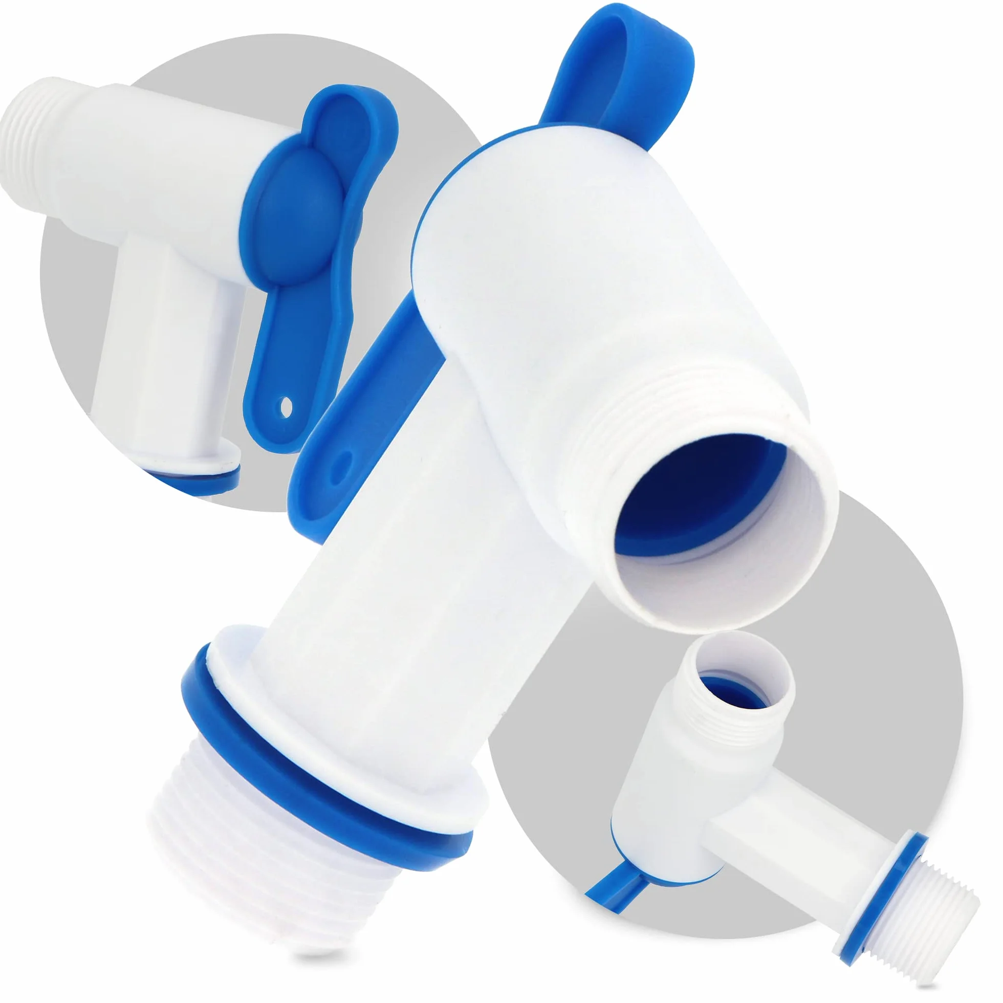 Grifo de plástico para depósito de lluvia IBC Connector 3/4'' AG x 3/4'' AG