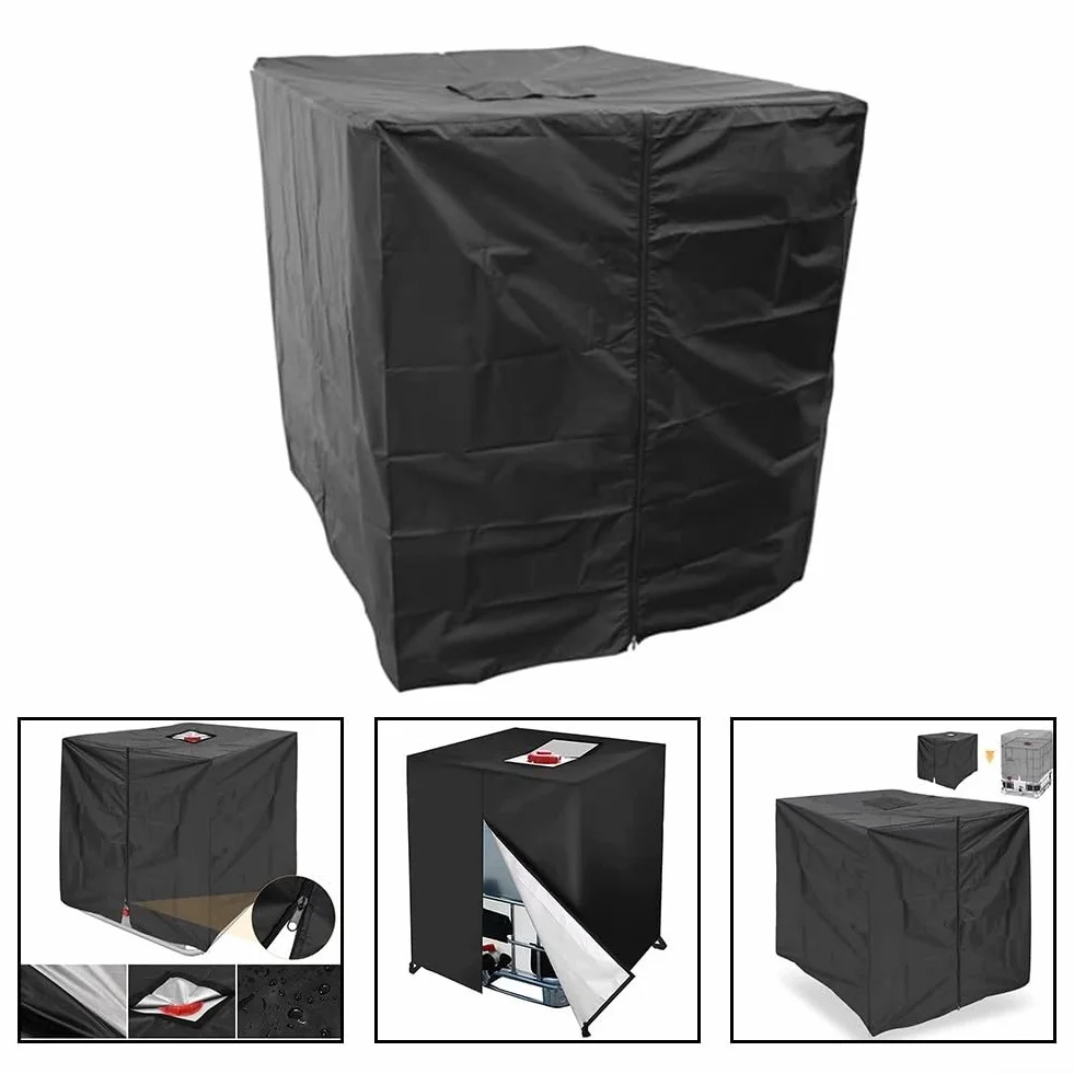 Cubierta para tanque de agua IBC 210D impermeable 600L 120x80x100