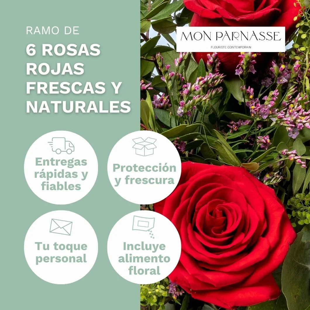 Ramo de Flores Naturales con Dedicatoria y Tarjeta Personalizada, Set Alimento Floral, Regalo