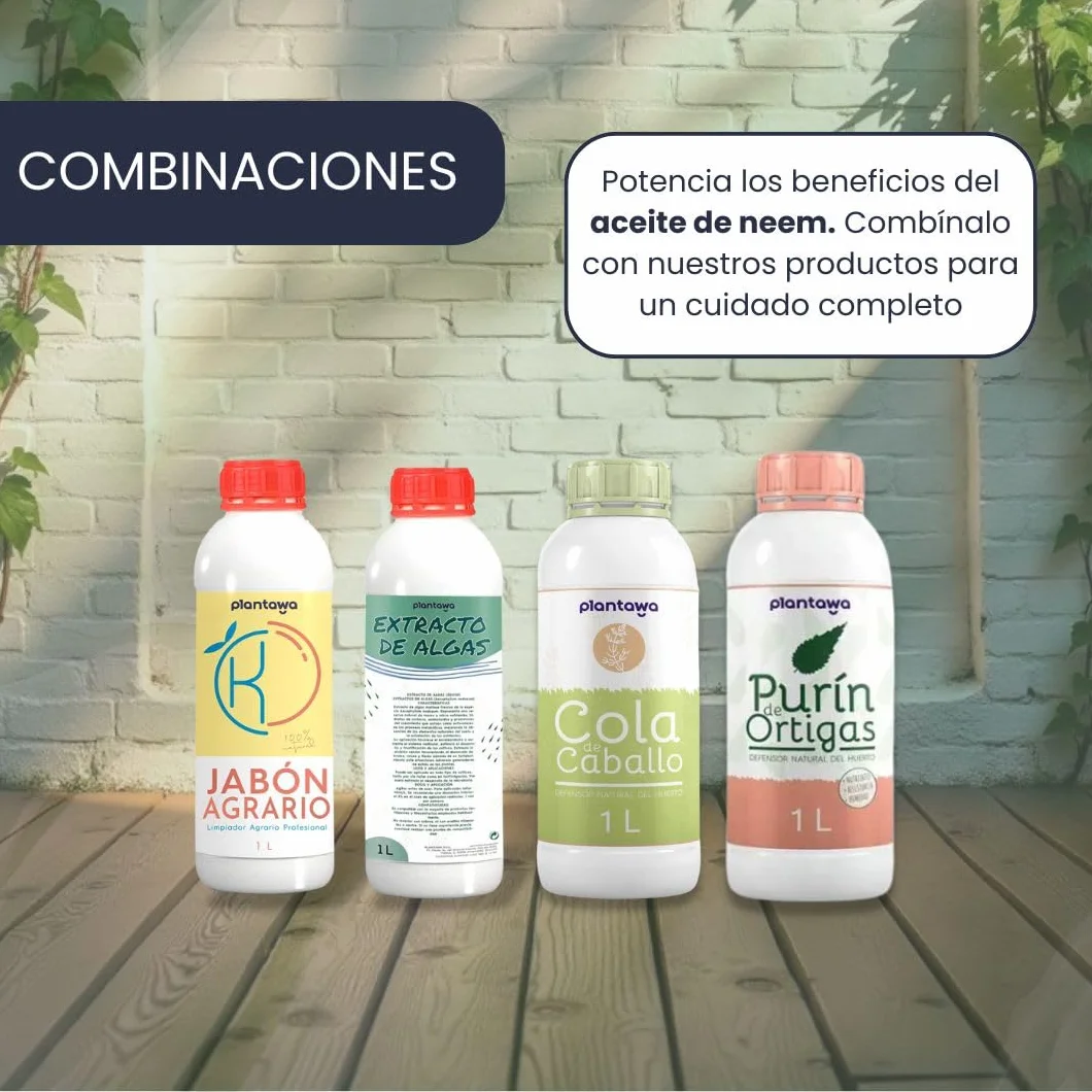 PLANTAWA Aceite de Neem 500ML Multiusos Natural