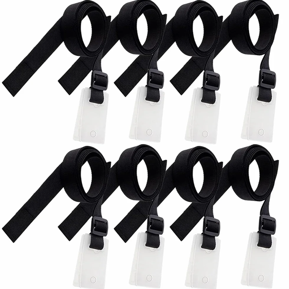 Kit de Fijación para Carrete de Cubierta Solar, Universal Clip con 8 Correas de Nailon, Placas y Hebillas