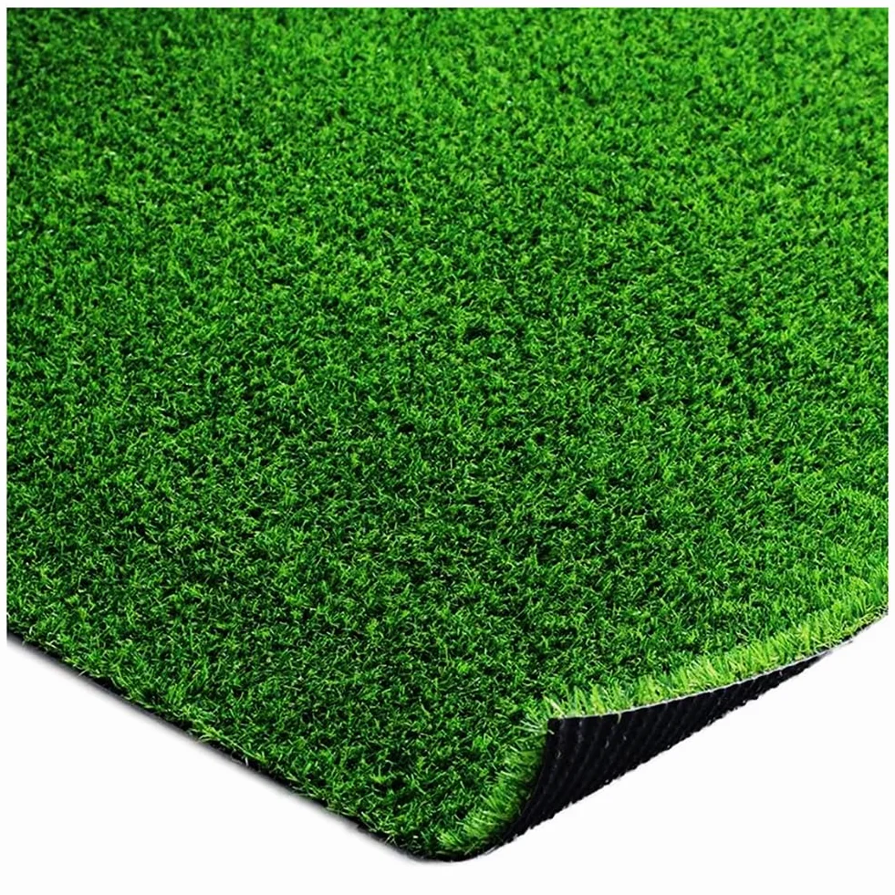 Césped Artificial Alfombra Exterior 3x5 M 20 Mm Altura Permeable Agua Rollo Plástico Jardín