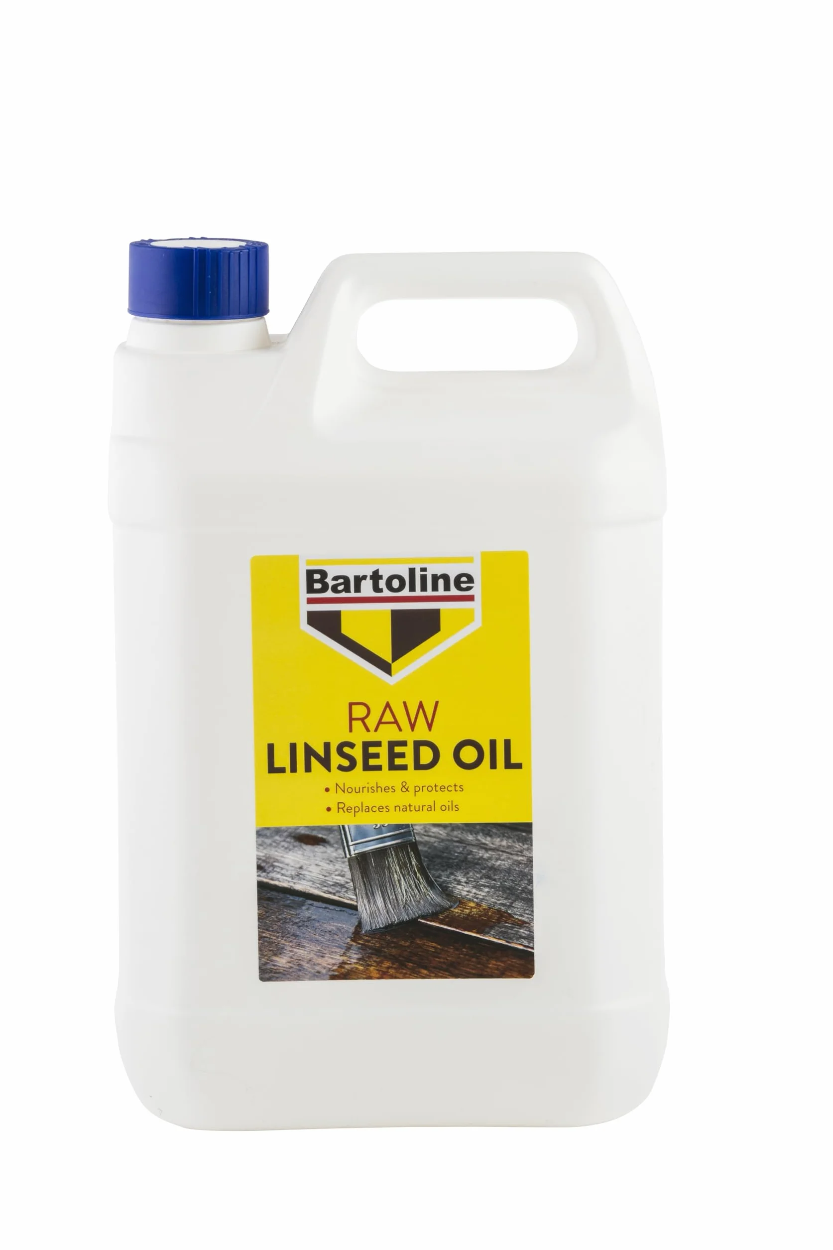 Bartoline Aceite de linaza crudo 5L protector natural de madera impermeable