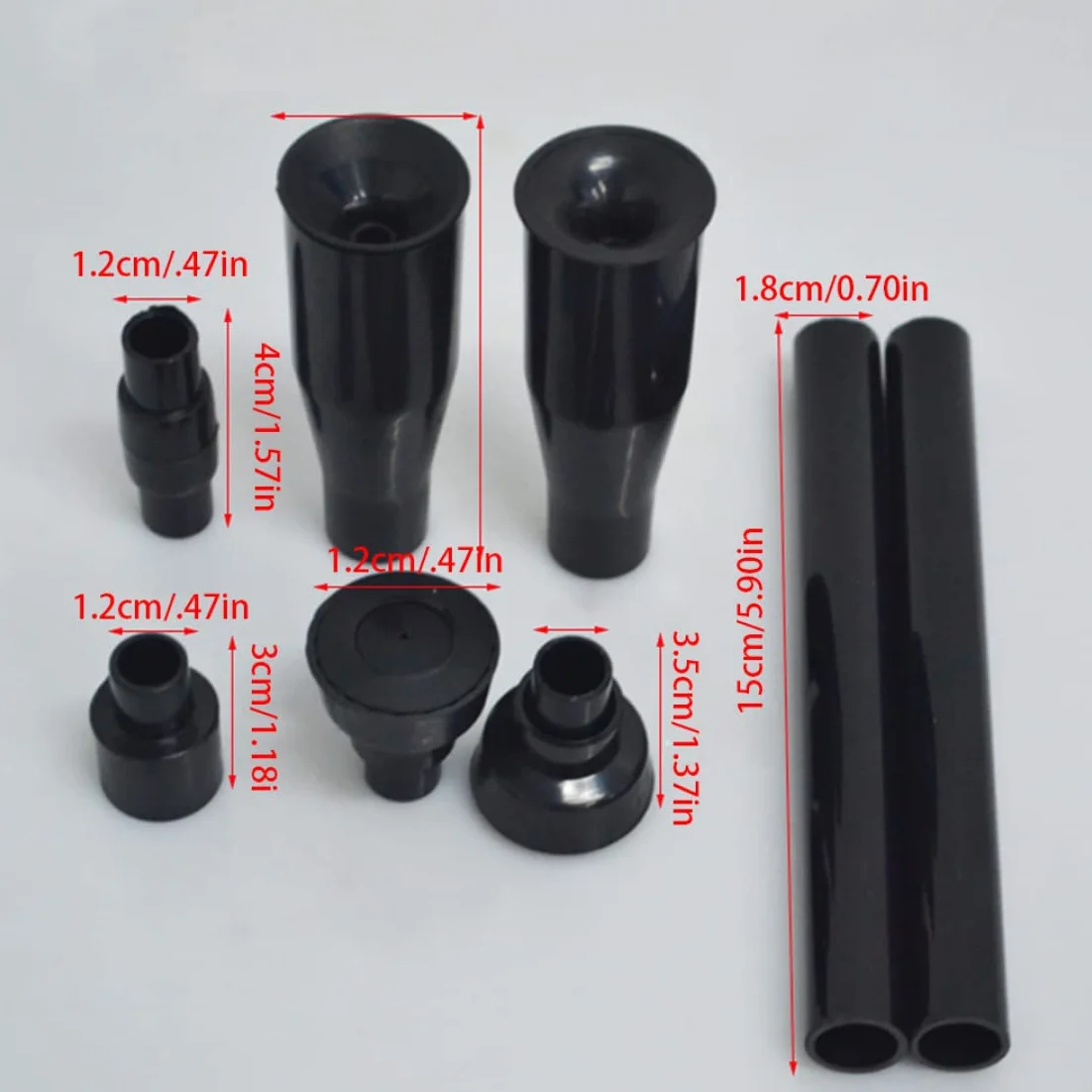NIDONE Kit de Cabezales de Fuentes, Boquilla de Fuente de Agua, Set de Rocía para Estanque Jardín Piscina