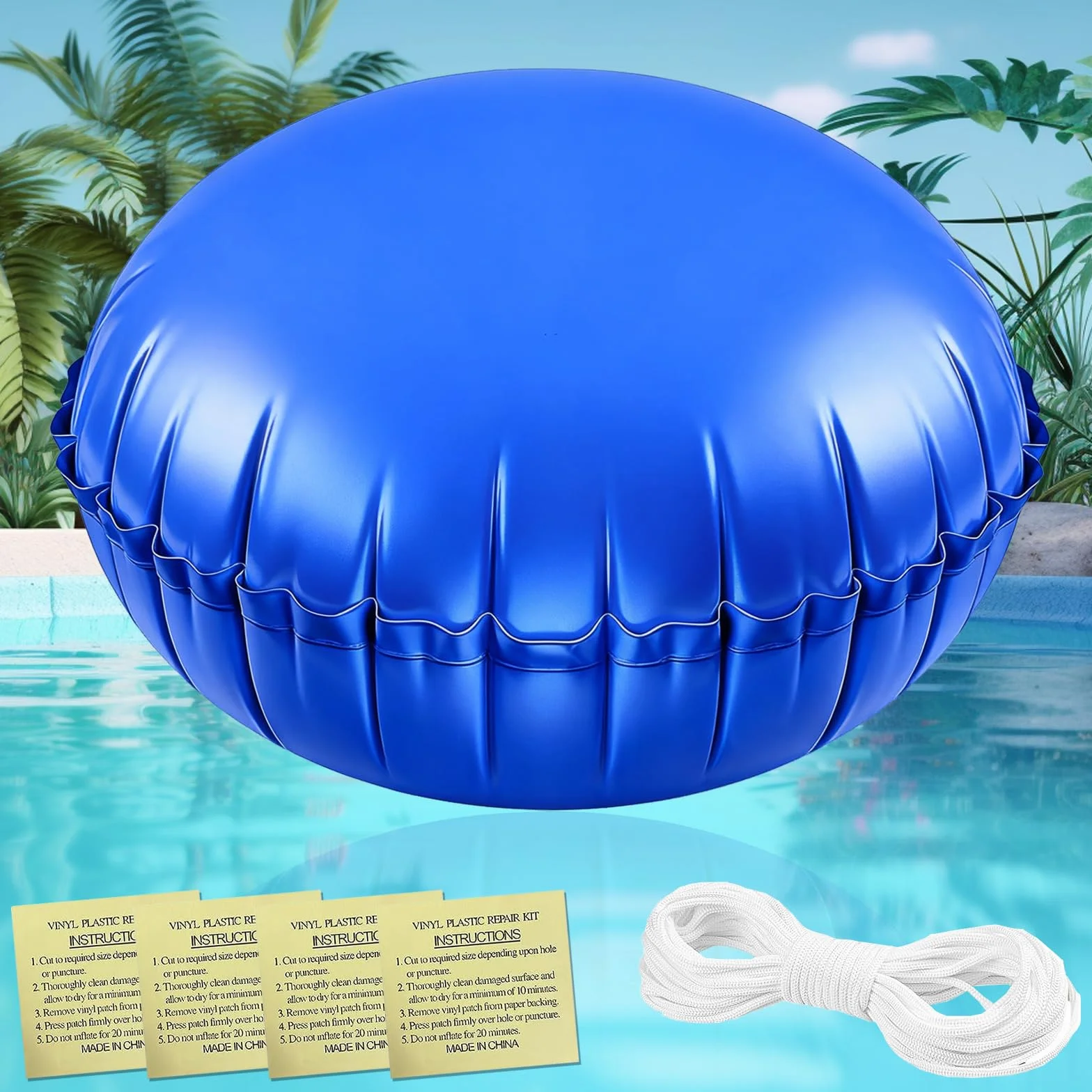 Cojín de Piscina de Invierno 3m, Cojín de Aire para Cubierta de Piscina