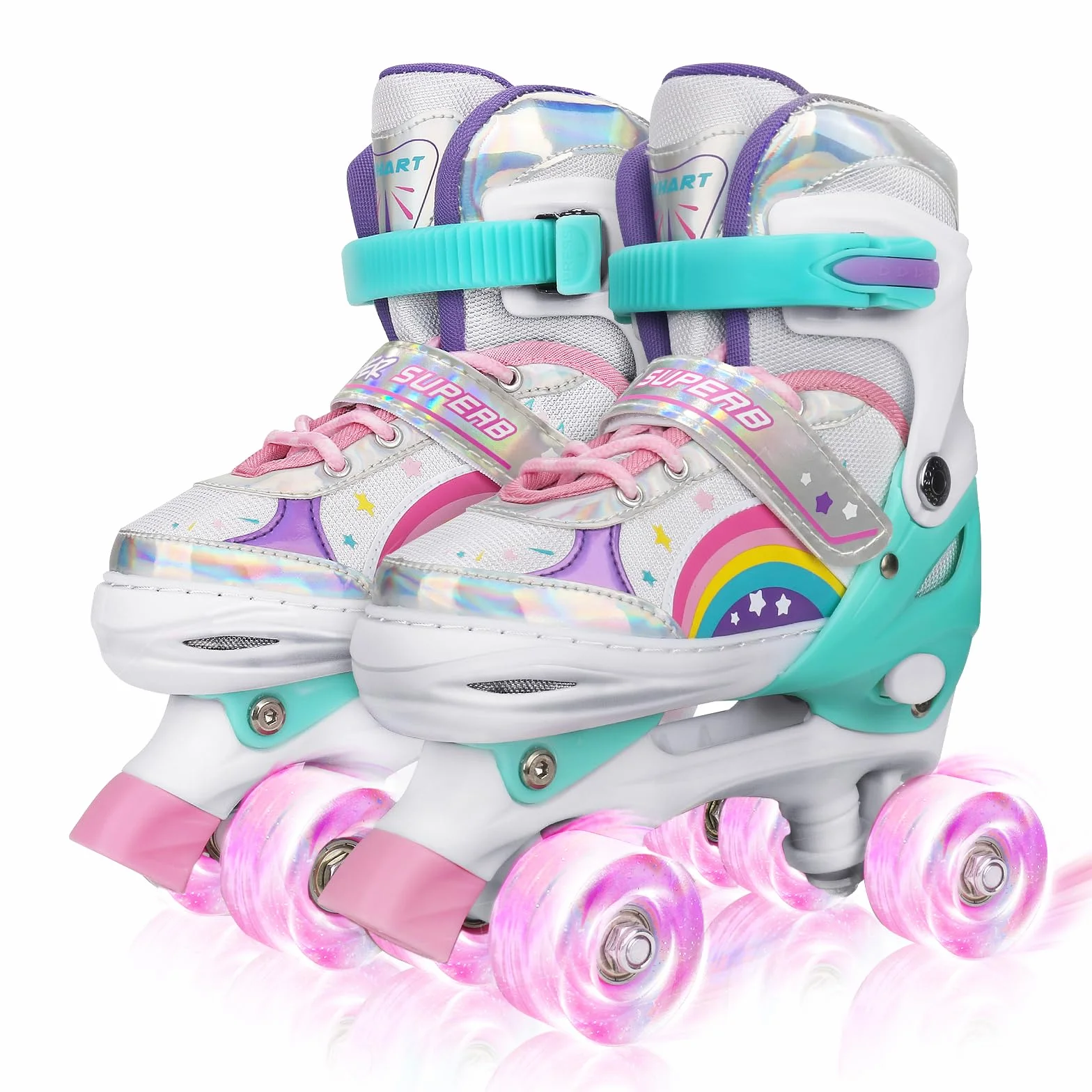 Patines en Línea para Niños con Ruedas Iluminadas 4 Ruedas