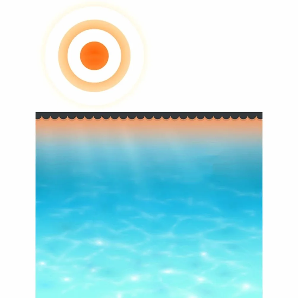 Lona Solar para Piscina Kavolet Rectangular 10x5 m Cubierta Solar Polietileno Negro
