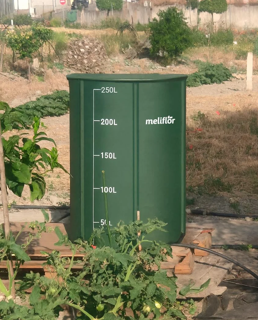 Depósito Flexible Meliflor 250L Contenedor Resistencia Almacenamiento Agua