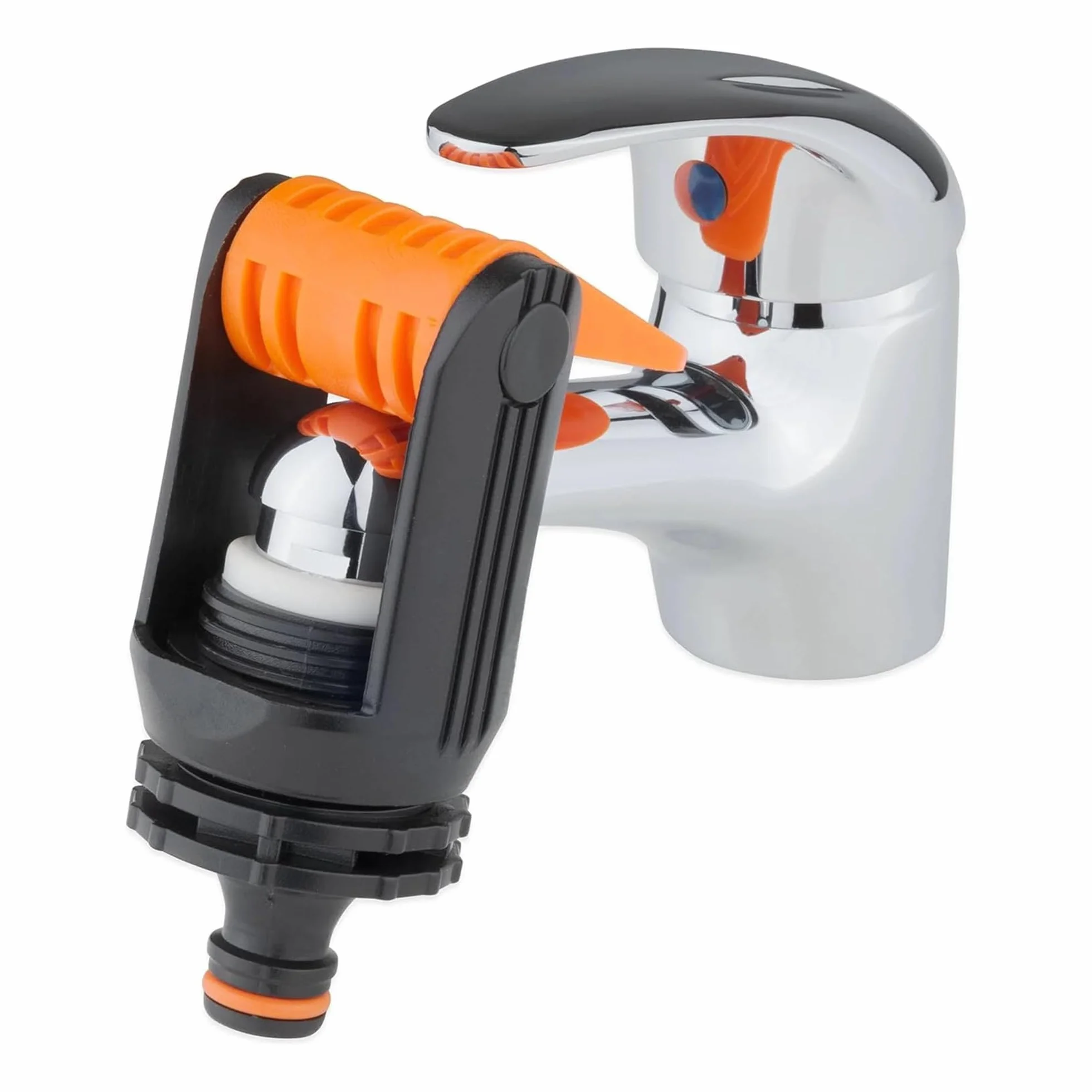 Conector de grifo para grifo sin rosca
