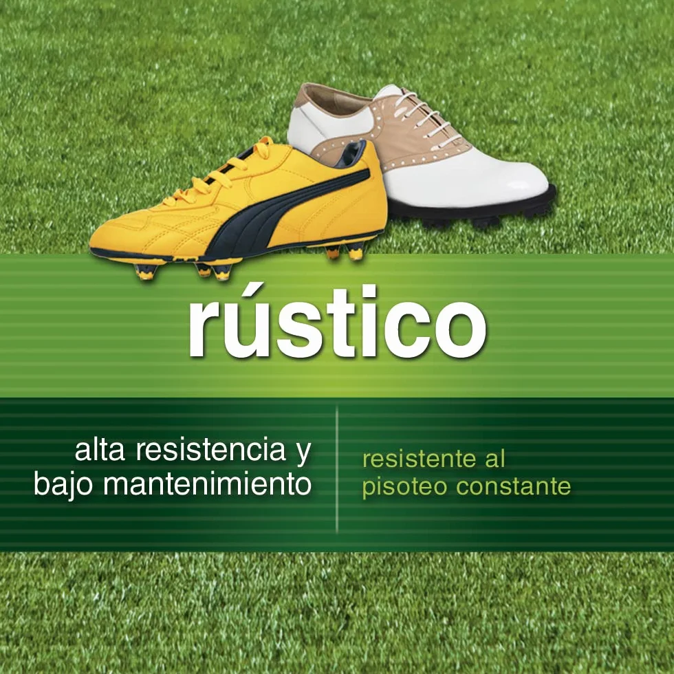 Semillas de Césped Rústico Resistente 1 kg Cubre 35 m² Crecimiento Rápido
