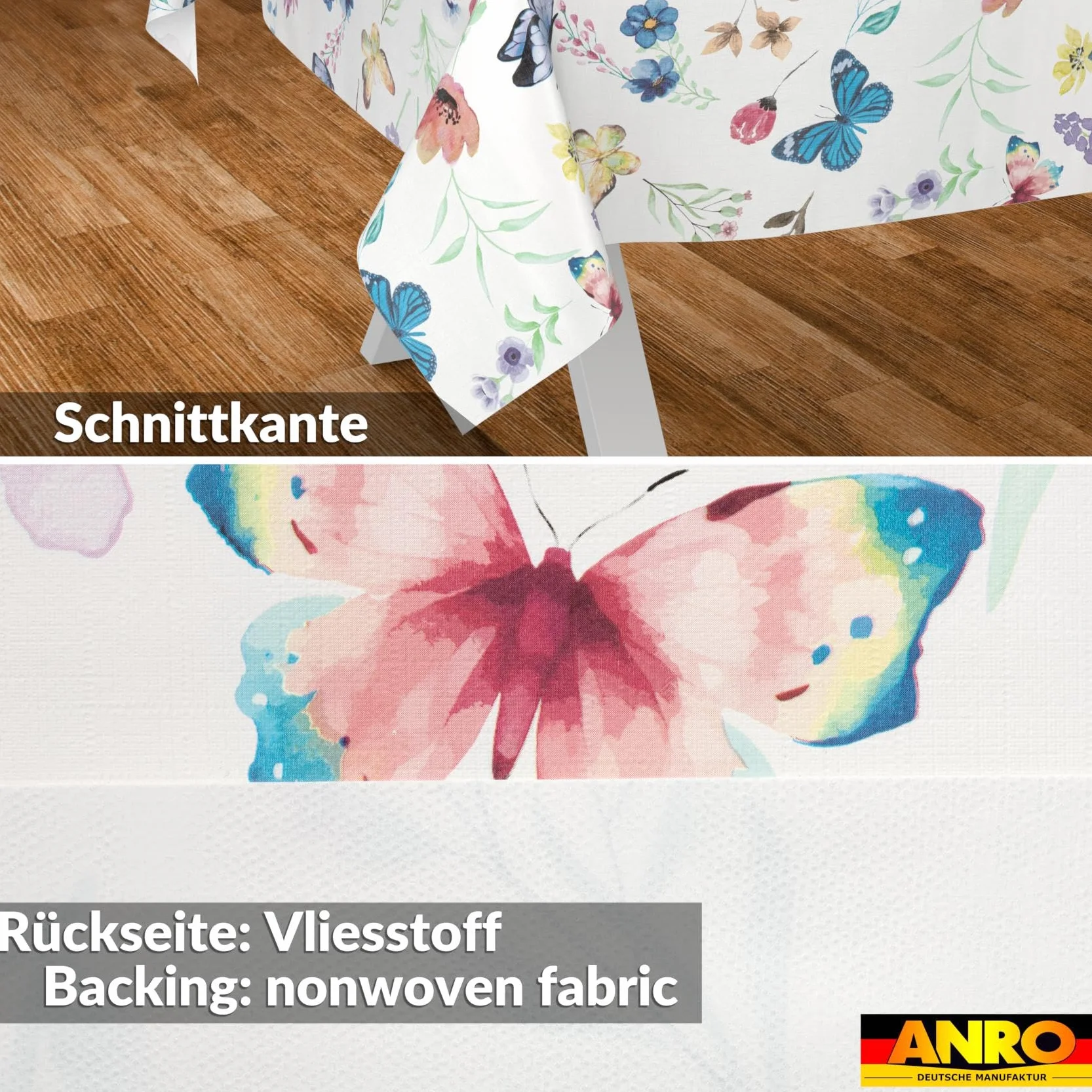 Mantel de Hule Lavable Impermeable Efecto Loto 200 x 140 cm