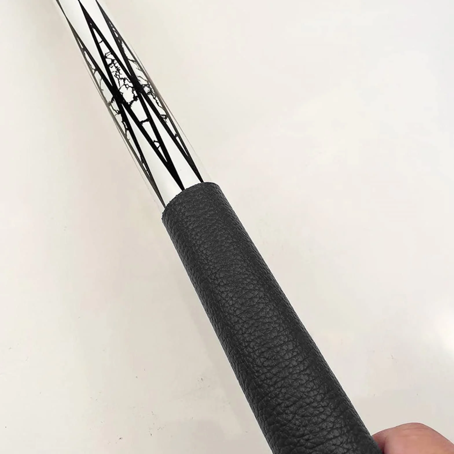 Funda de cuero para taco de billar, empuñadura cómoda y accesorio Snooker Pool Cue Tip Protector