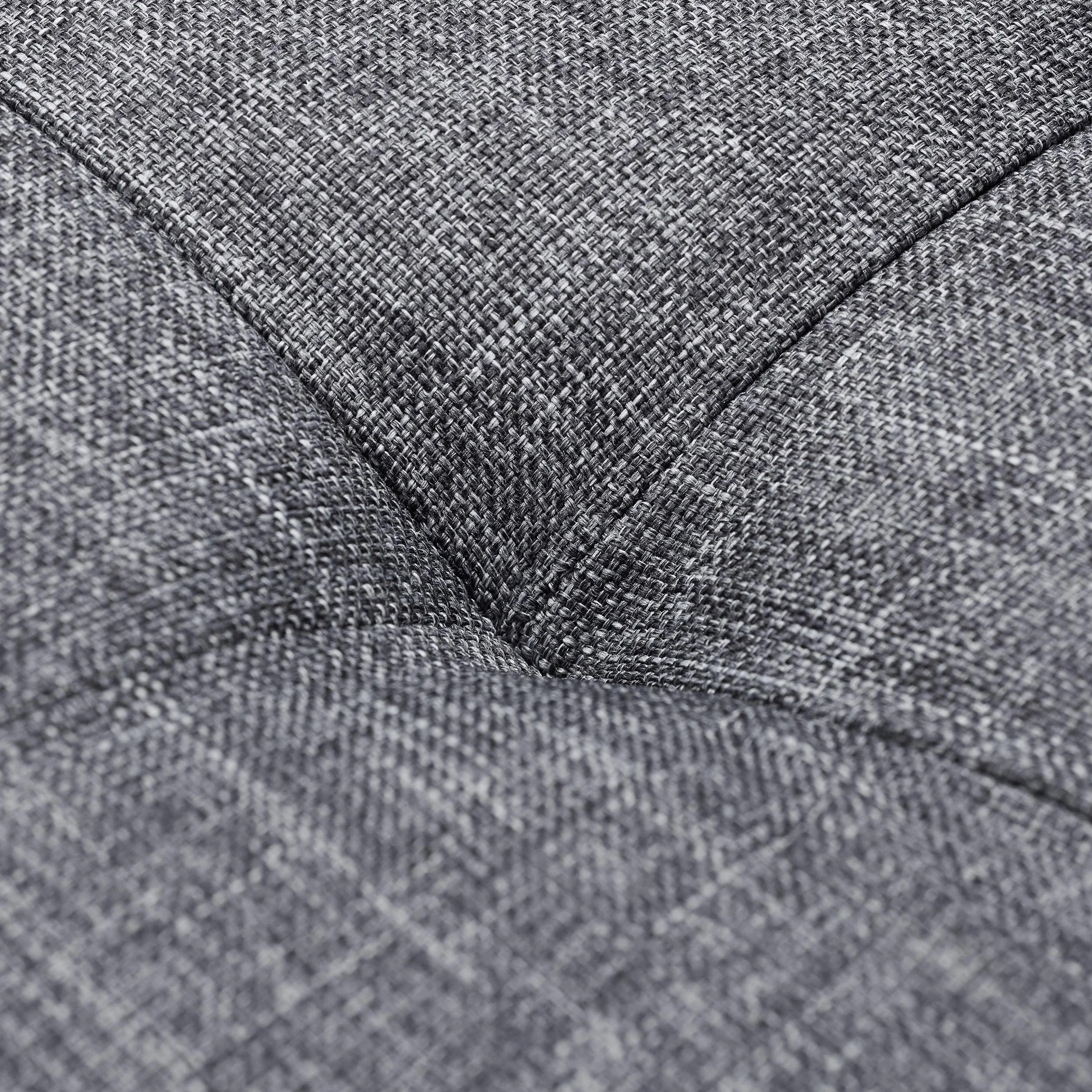 Relaxdays Baúl Almacenamiento Banco Plegable 39x75x37 cm Gris Oscuro