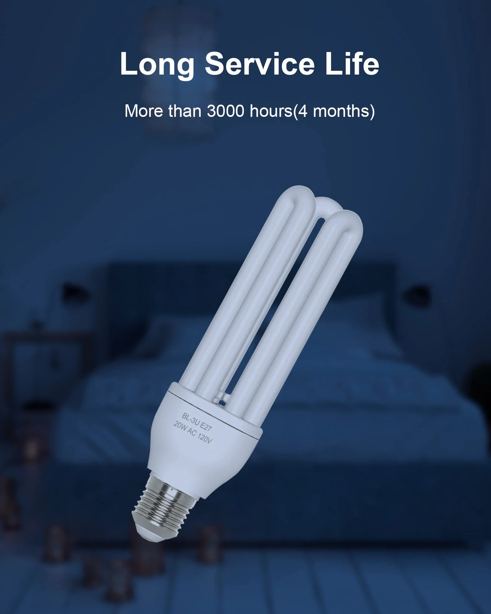 Paquete de 2 bombillas de repuesto 3U 20W E27 repelente de insectos compatible con Lunatino Womosk PALONE