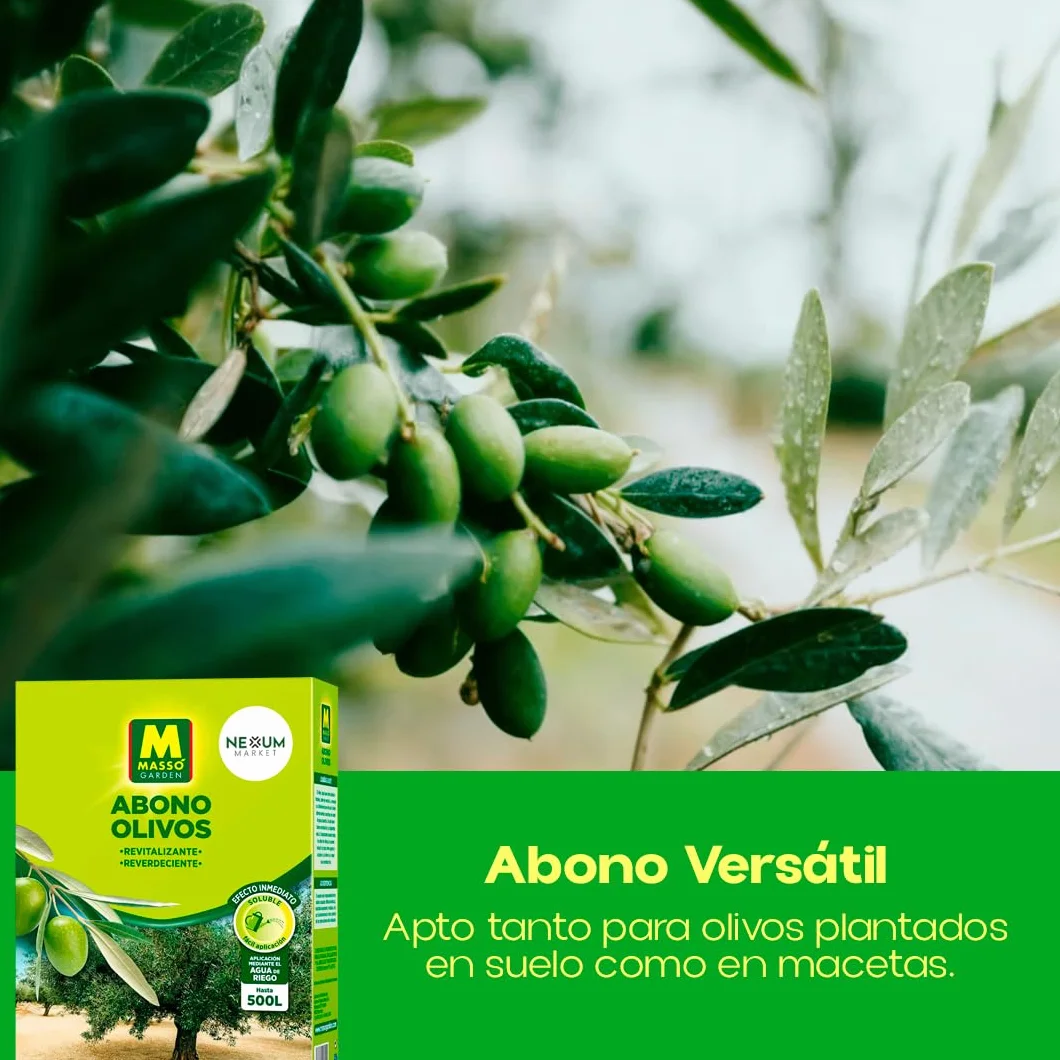 Fertilizante Soluble para Olivos 1Kg Granulado con Nitrógeno, Potasio y Boro | Nexum Market
