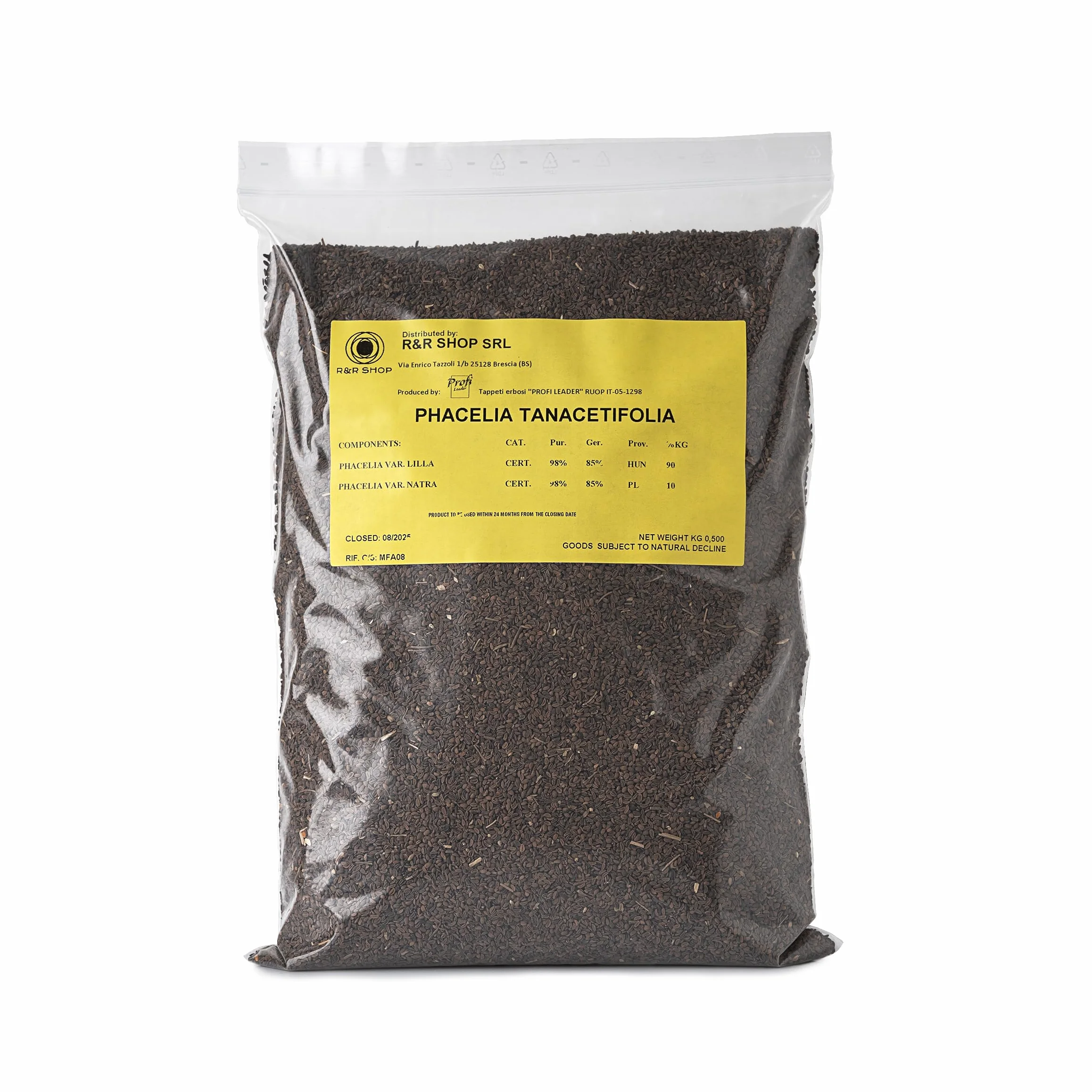 Semillas de Facelia Phacelia Tanacetifolia 500 g 300 m²