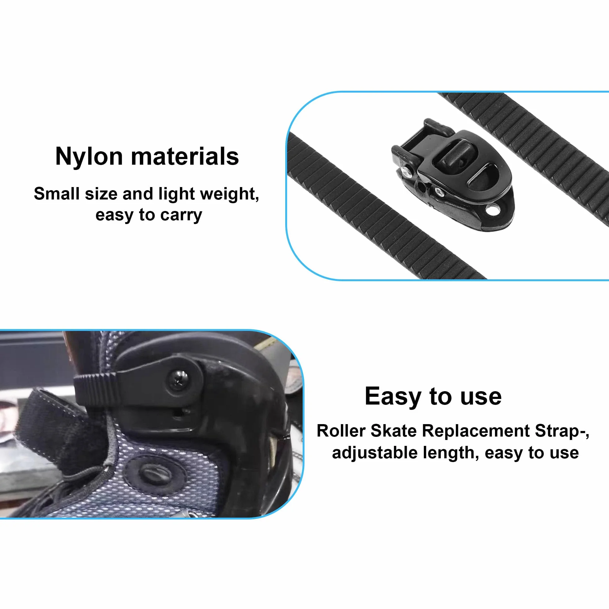 Correas universales para patines de ruedas 2 unidades