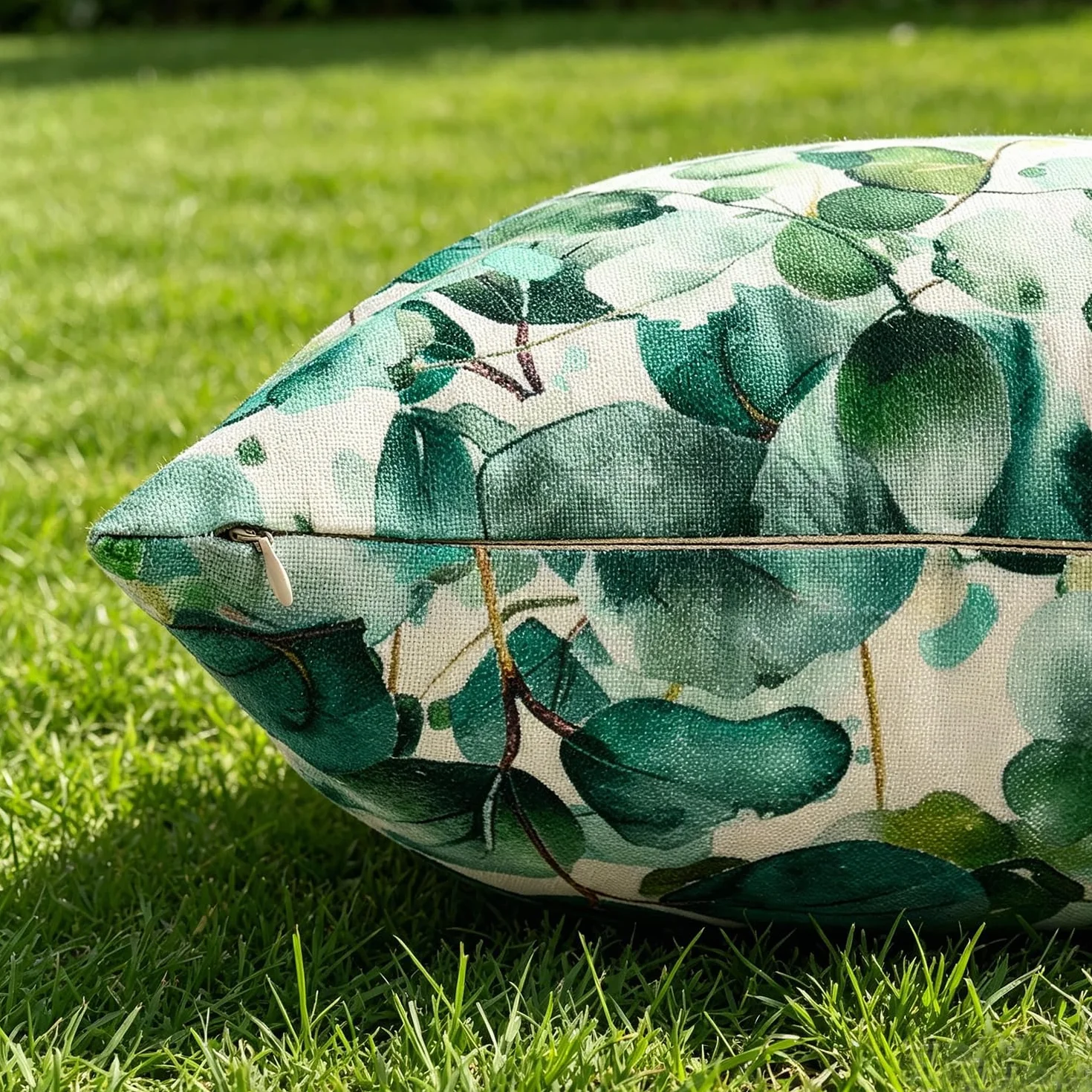 Fundas Cojines Exterior Impermeable 50x50 Verde Hoja Decoracion Salon