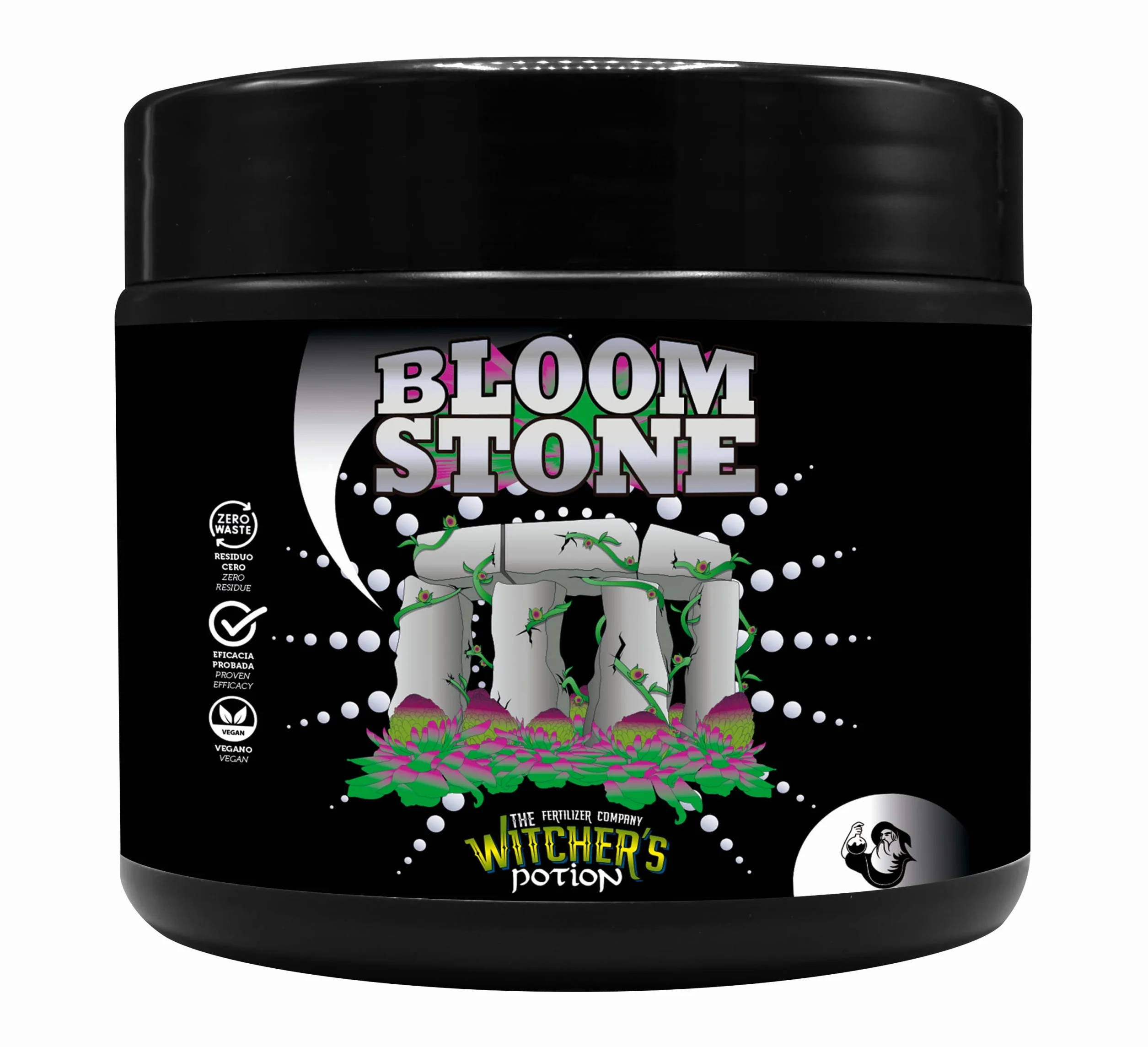 BLOOM STONE Cannaboom Endurecedor de Cogollos Mineral en Polvo 500g Flores Más Duras Compactas Resinosas
