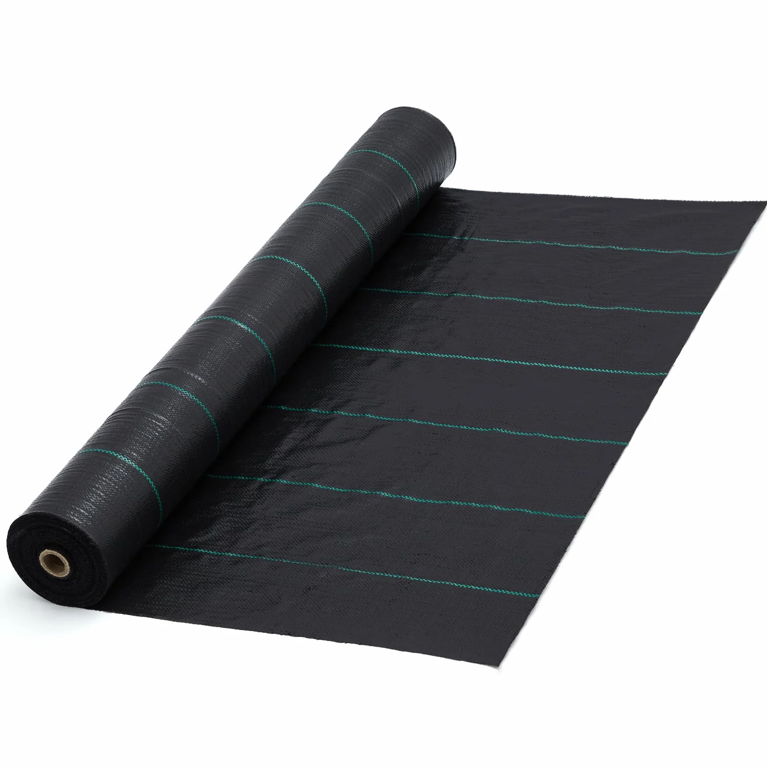 Garvee Malla Antihierbas de Polipropileno Tejido 110g/m², Tela Geotextil de Alta Densidad para Control de Maleza de 0,91m x 91m, Cubierta de Suelo Transpirable y Permeable con Resistencia UV, Negro