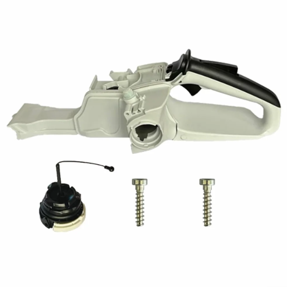 Kit de mango trasero de tanque de motosierra para MS261 MS271 MS291, sierra de gasolina para montaje de depósito con diseño de tapa sellada a prueba de fugas, pieza de repuesto para exteriores (juego
