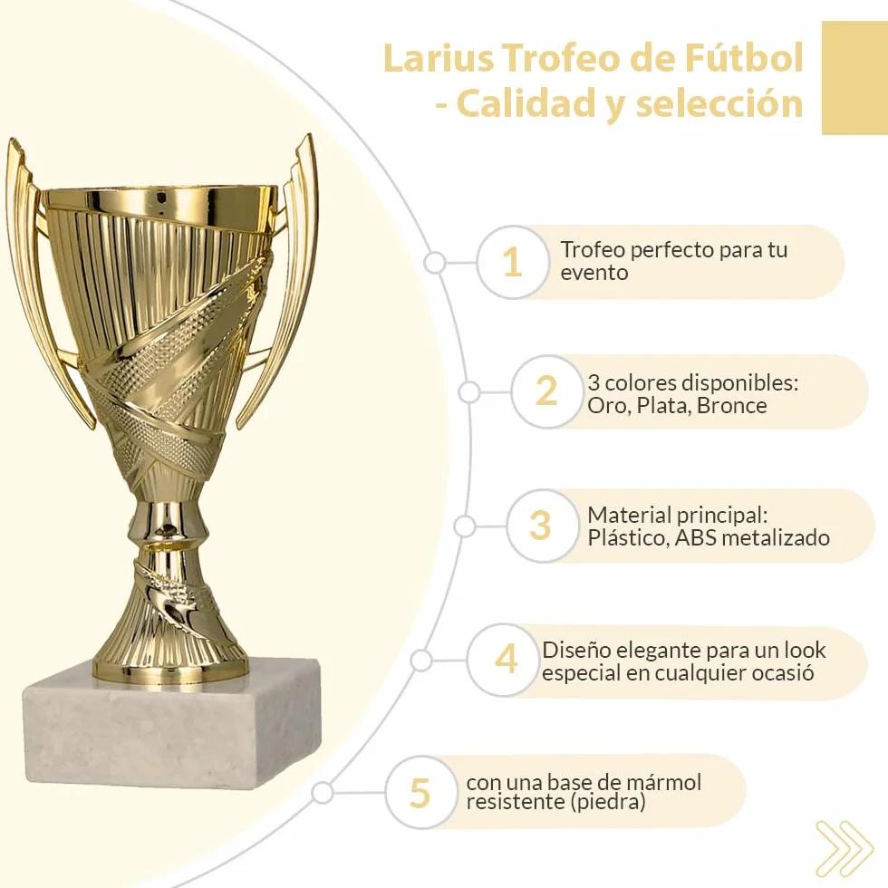 Larius Trofeo de fútbol Ganador