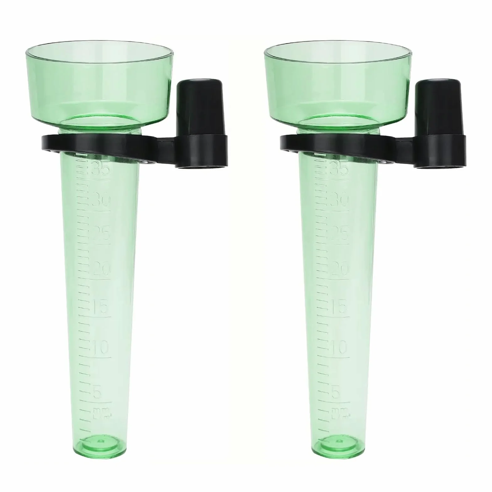 Pluviómetro de Plástico Transparente 35 ml para Jardín Exterior